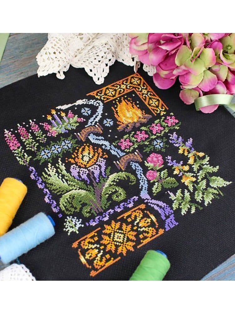 MP Studia Sampler: Ivan Kupala Gecesi Kanaviçe Kiti (Etamin, İplik ve Şema Dahil) - HB-890
