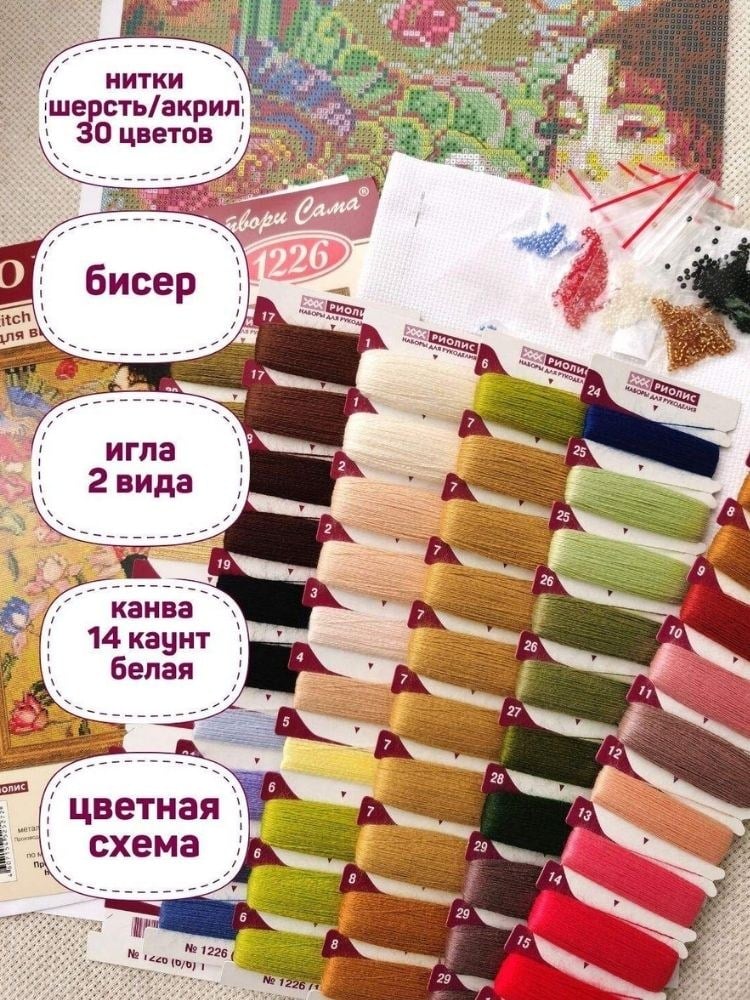Riolis Kanaviçe Kiti - 1226