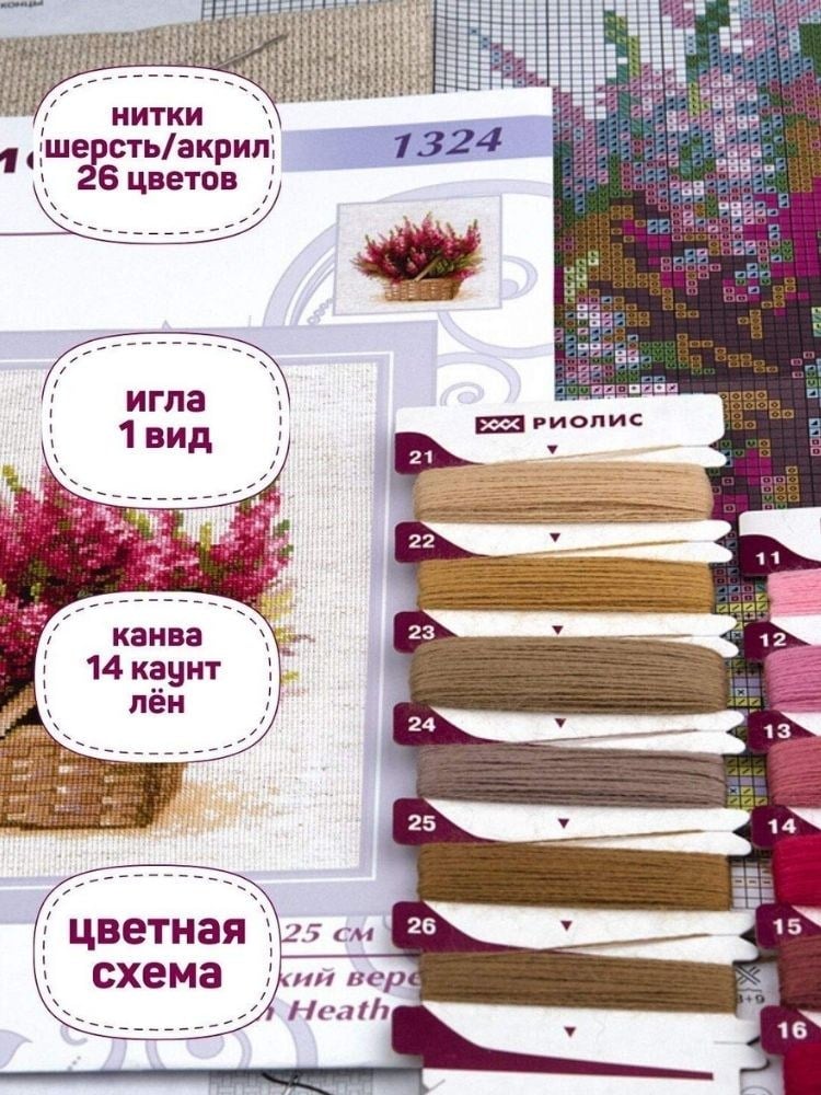 Riolis Kanaviçe Kiti - 1324