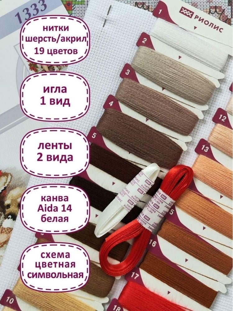 Riolis Kanaviçe Kiti - 1333