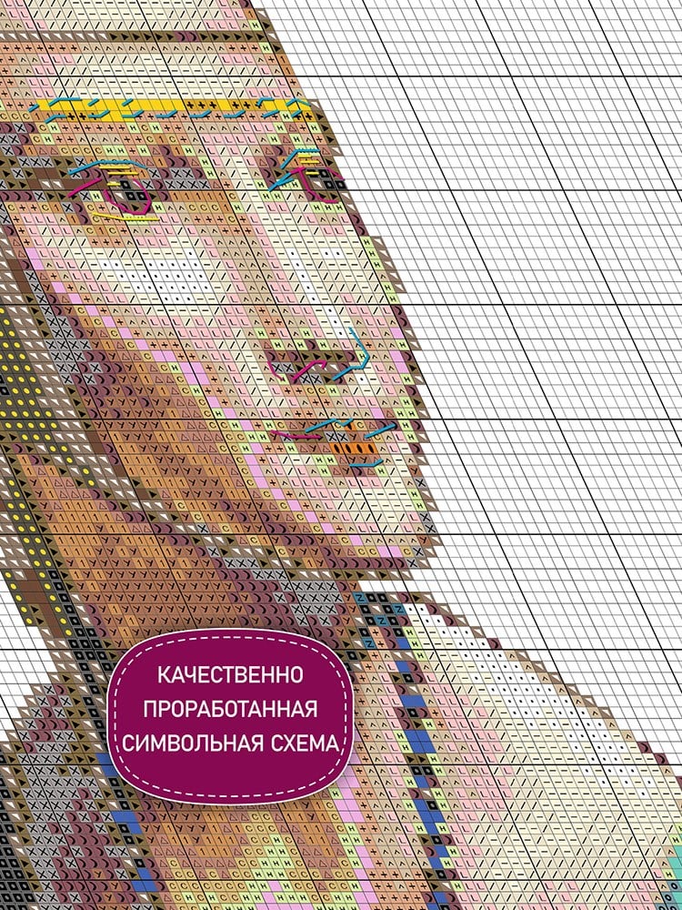 Riolis Kanaviçe Kiti - 2222 Kakumlu Hanım (Leonardo da Vinci'ye Atıfla)