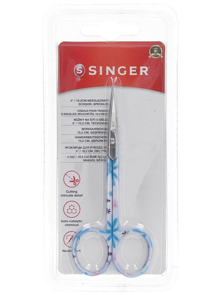 Singer Kıvırık Uçlu Renki Nakış Makası 4'' (903)