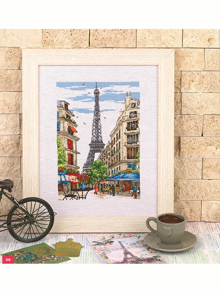 Stunning Scenery in Cross Stitch Kanaviçe Kitabı (İngilizce)
