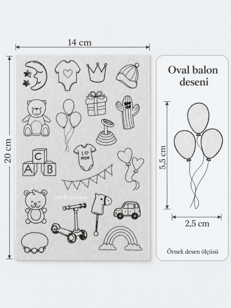 Water Soluble Adhesive Interfacing - Bear & Baby