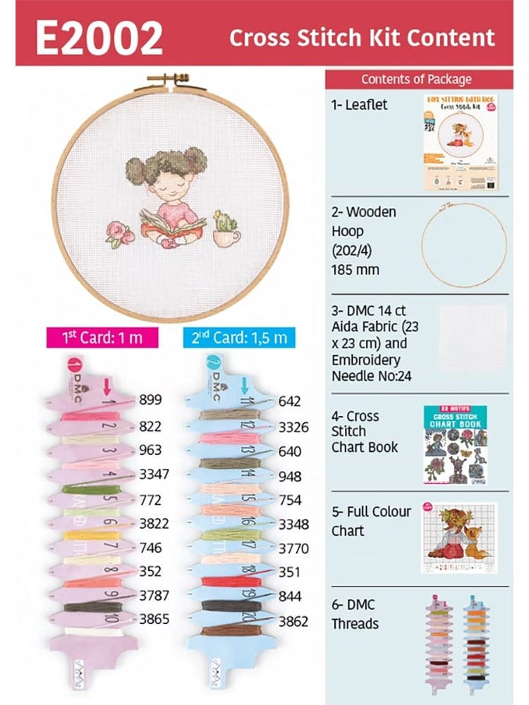 Tuva Kanaviçe Kiti 20cm - E2002