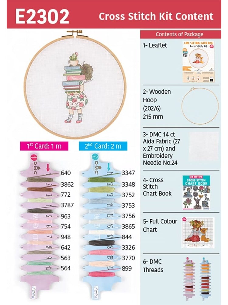 Tuva Kanaviçe Kiti 23cm - E2302