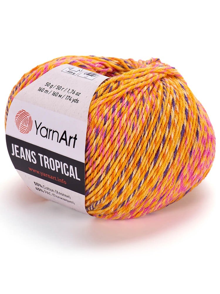 YarnArt Jeans Tropical Örgü İpi 100 gr No: 617