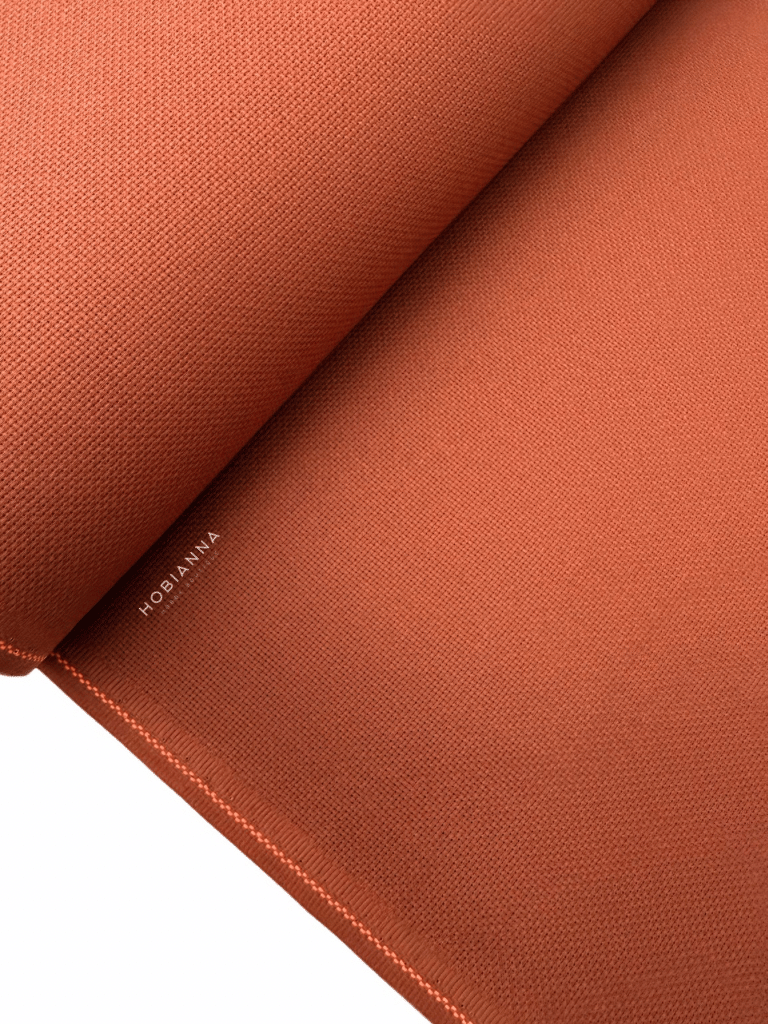 Zweigart Fein Aida - 3793-9010, Width:110cm, 18Ct - Chocolate