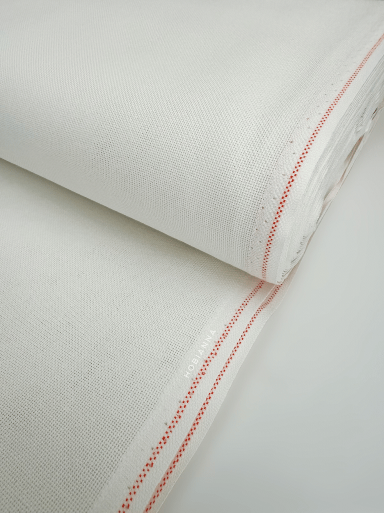 Zweigart Linda - 1235-101, En:140cm, 27Ct - Blanc