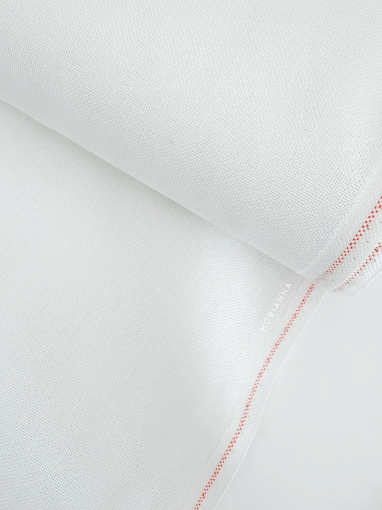 Zweigart  Lugana - 3835-100, En:140cm, 25Ct - Beyaz