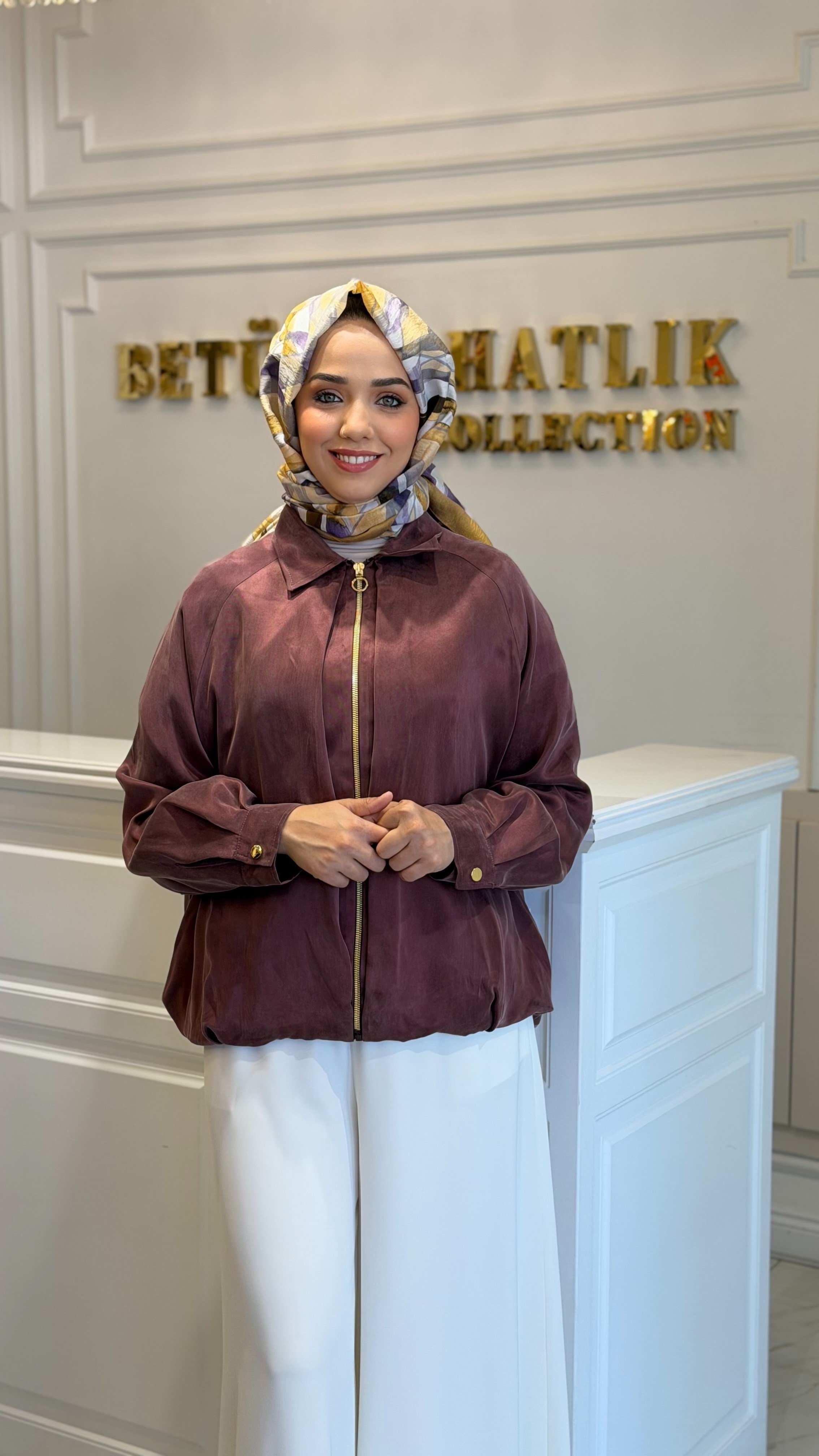 GHISA 3433 CEKET BORDO