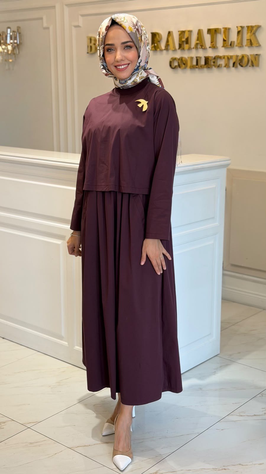 GHISA 4473 ELBİSE MÜRDÜM