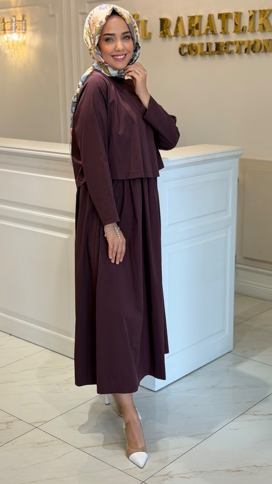 GHISA 4473 ELBİSE MÜRDÜM