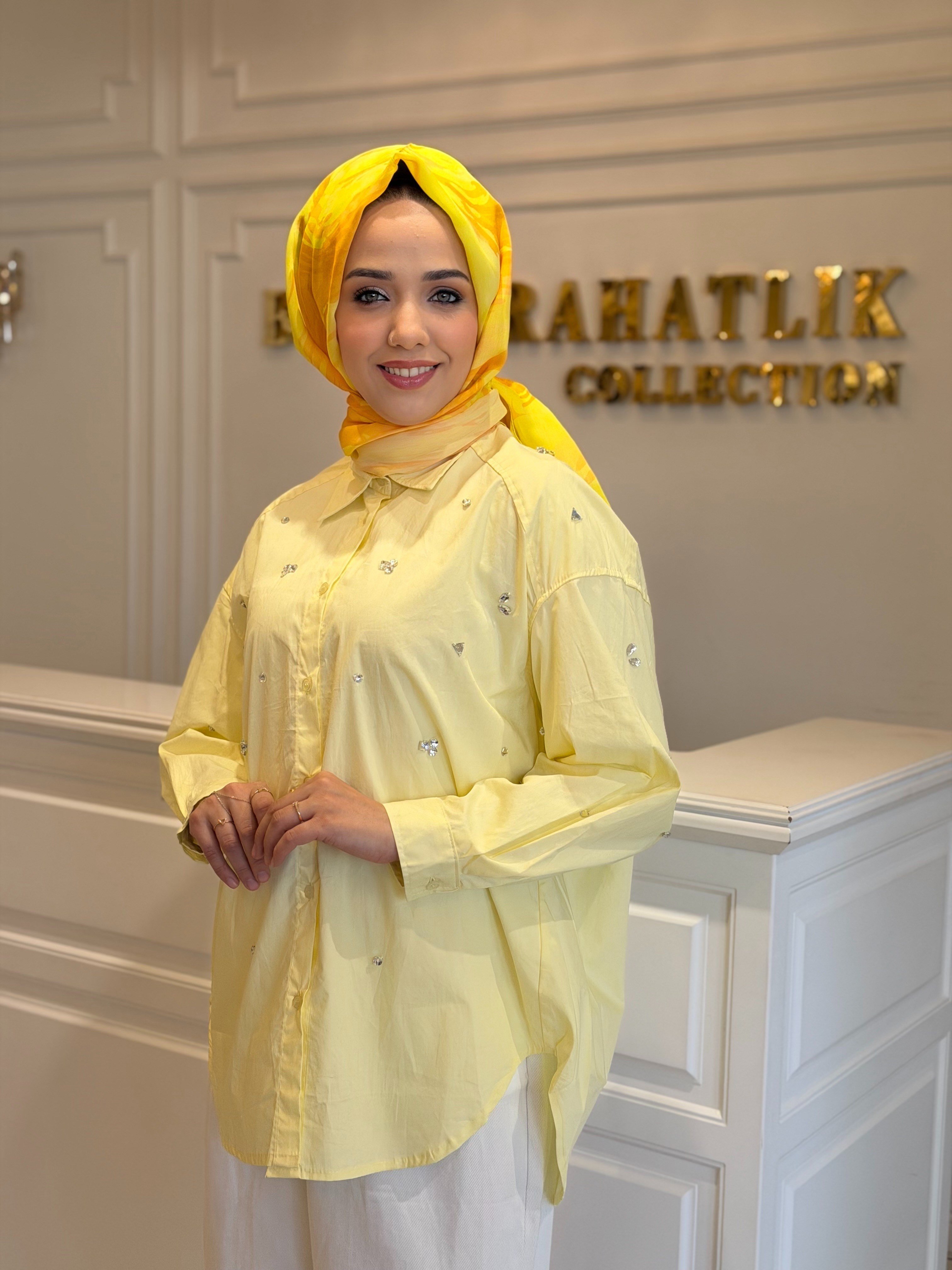 GHISA 4306 GÖMLEK SARI