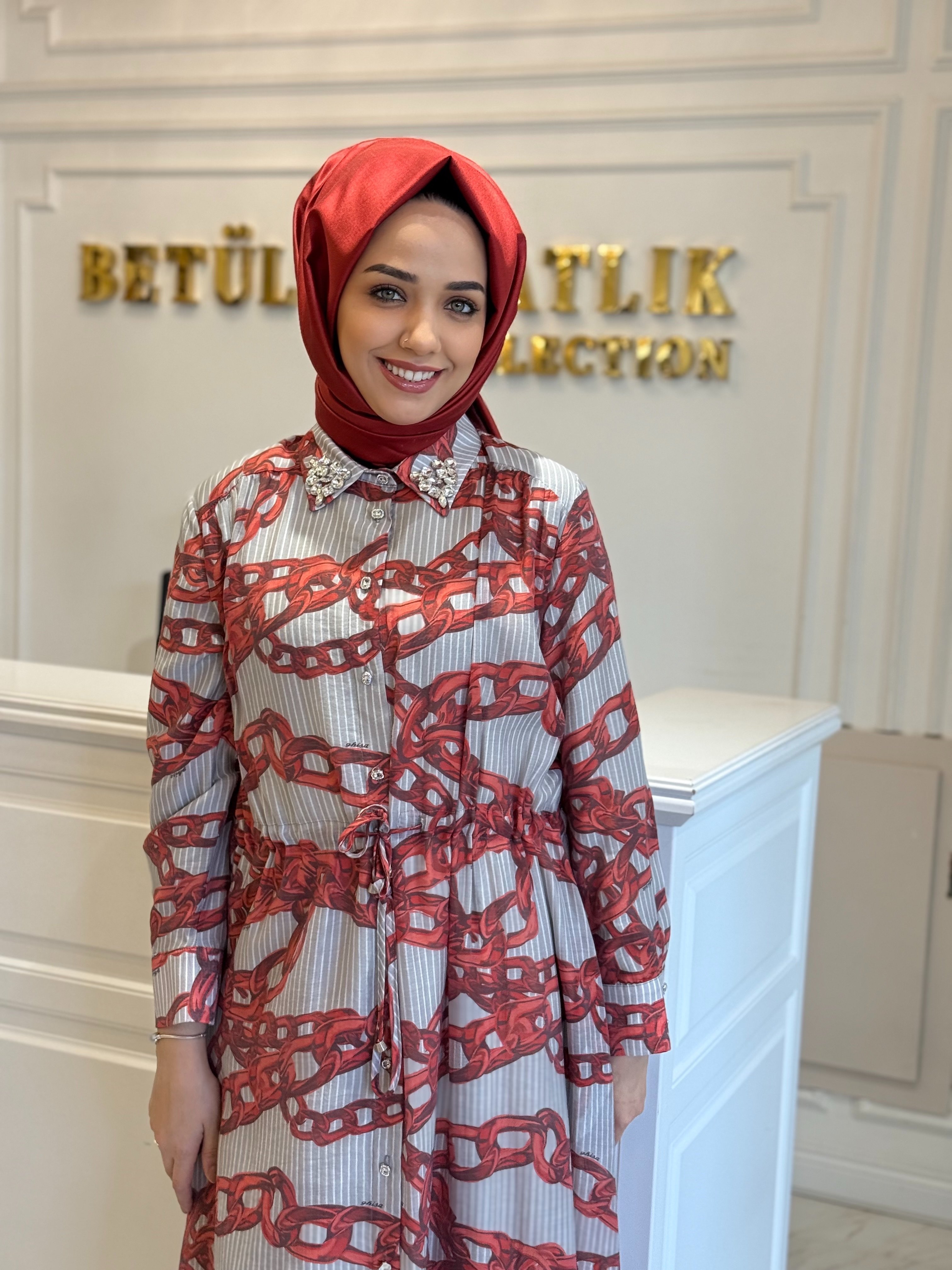 GHISA 4323 ELBİSE TURUNCU