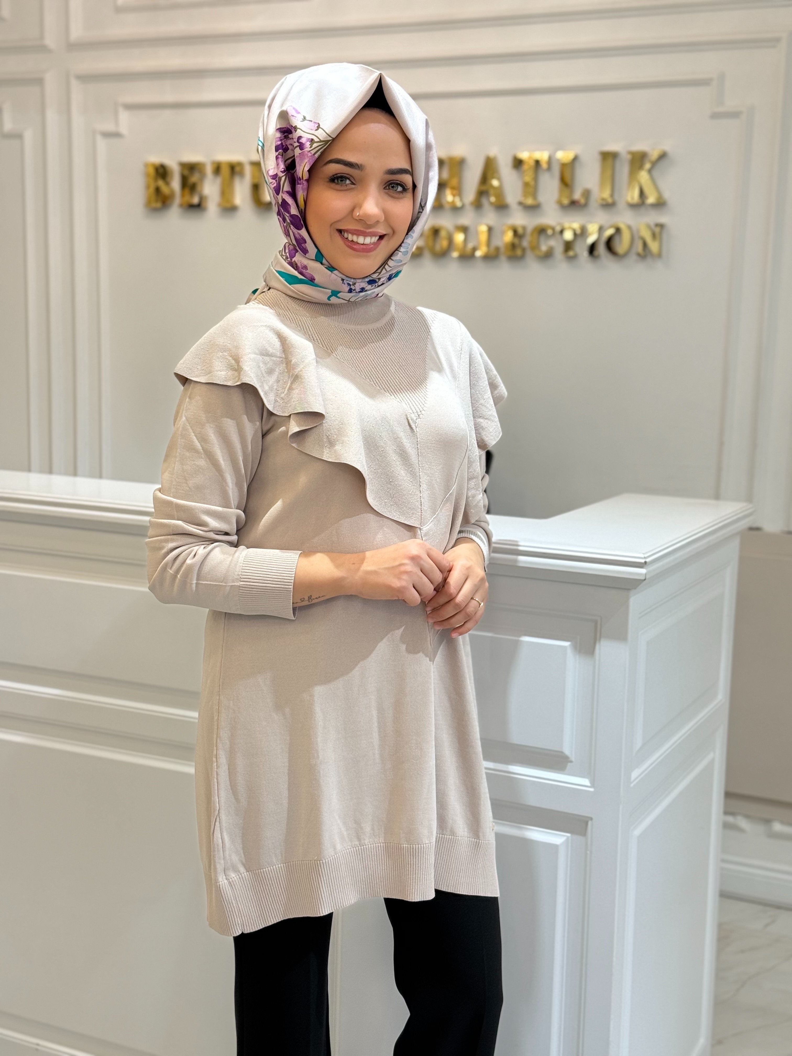 GHISA 4325 TUNİK BEJ
