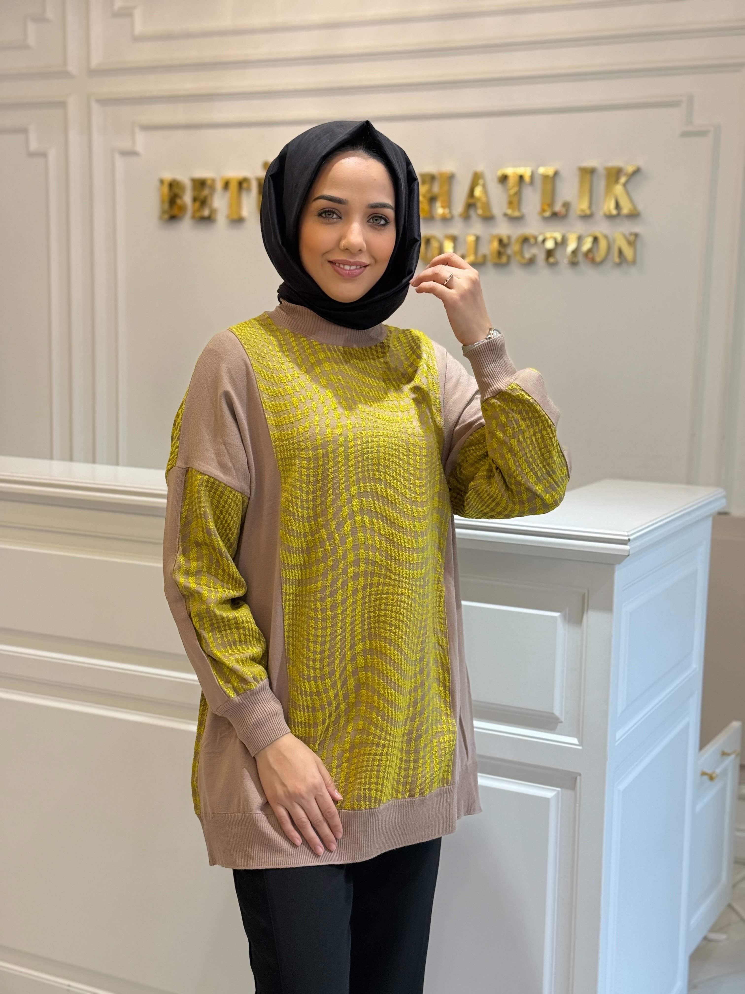 GHISA 4839 TUNİK SARI