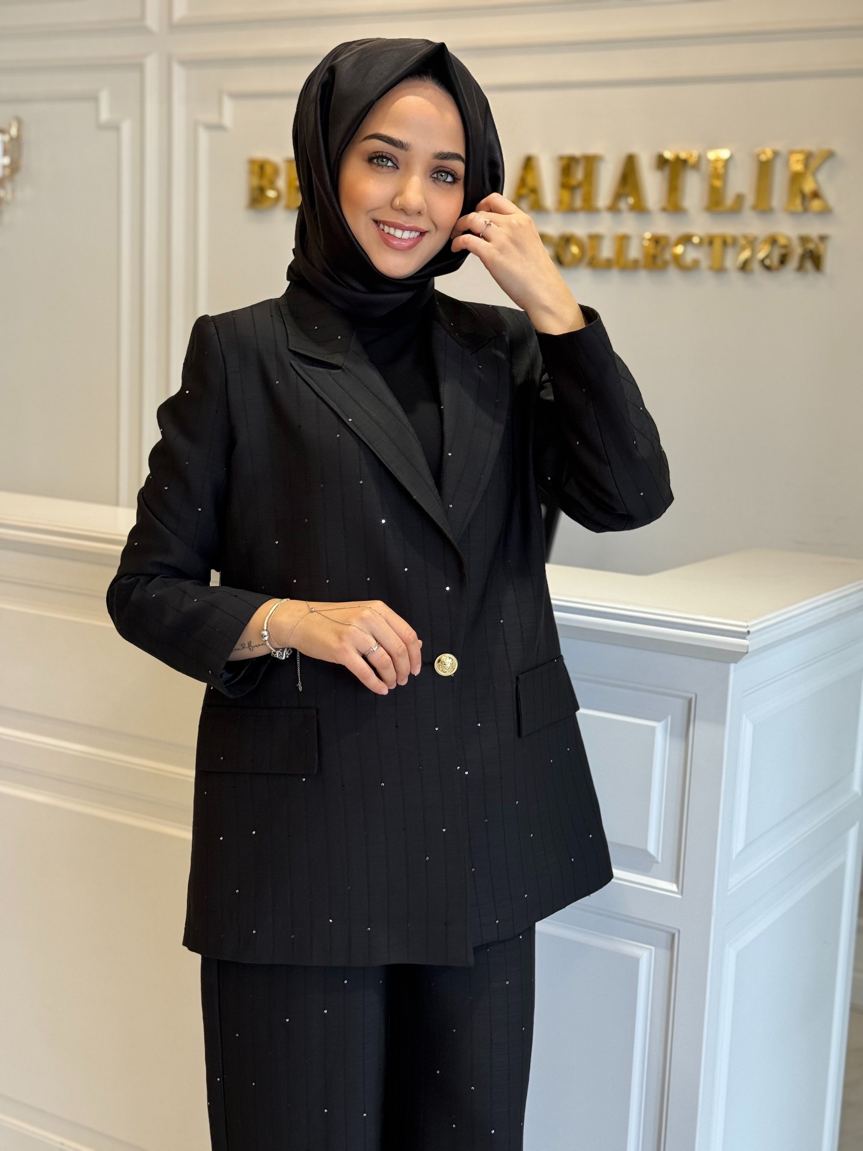 GHISA 9152 TAKIM SİYAH