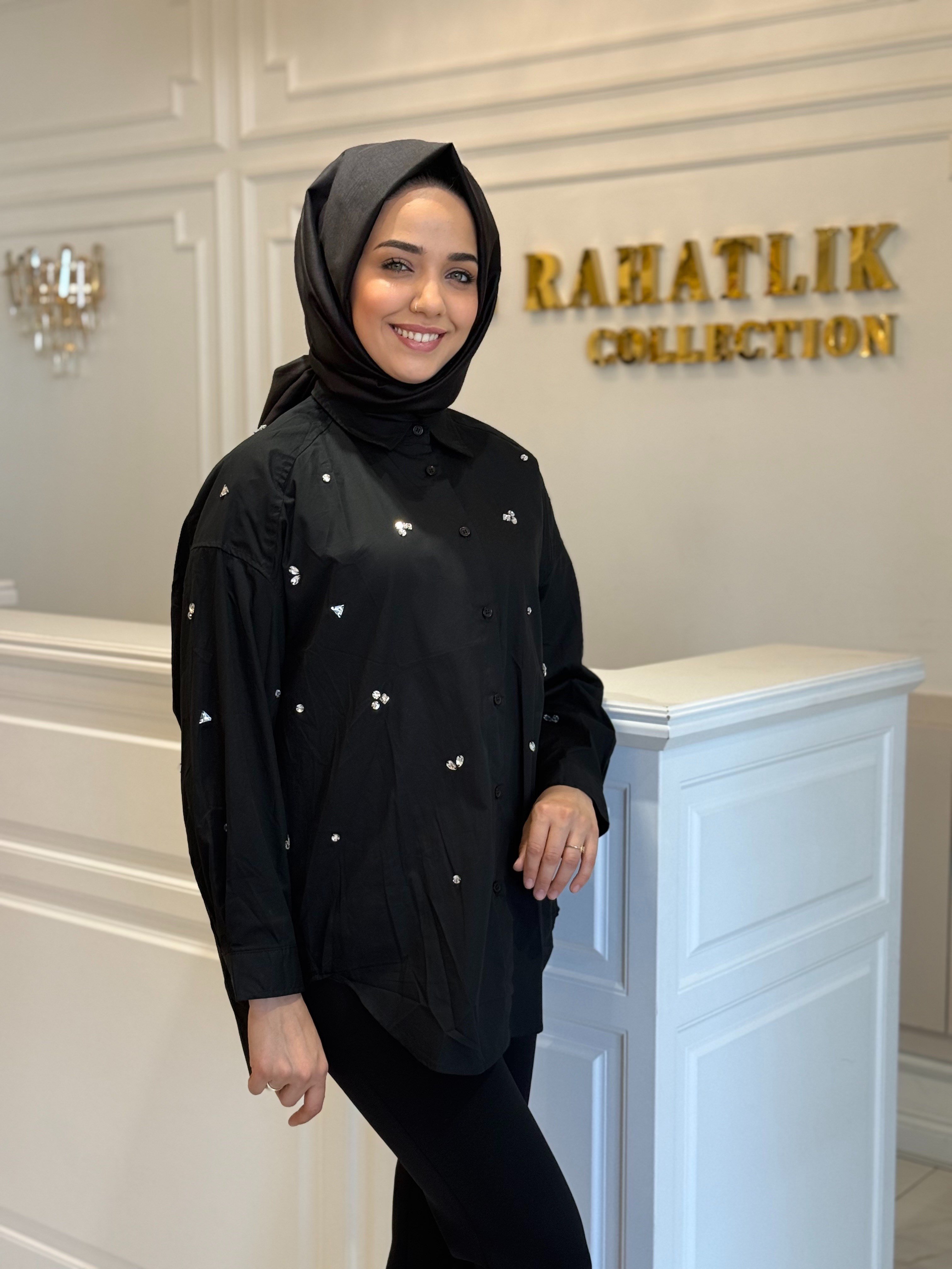 GHISA 4306 GÖMLEK SİYAH