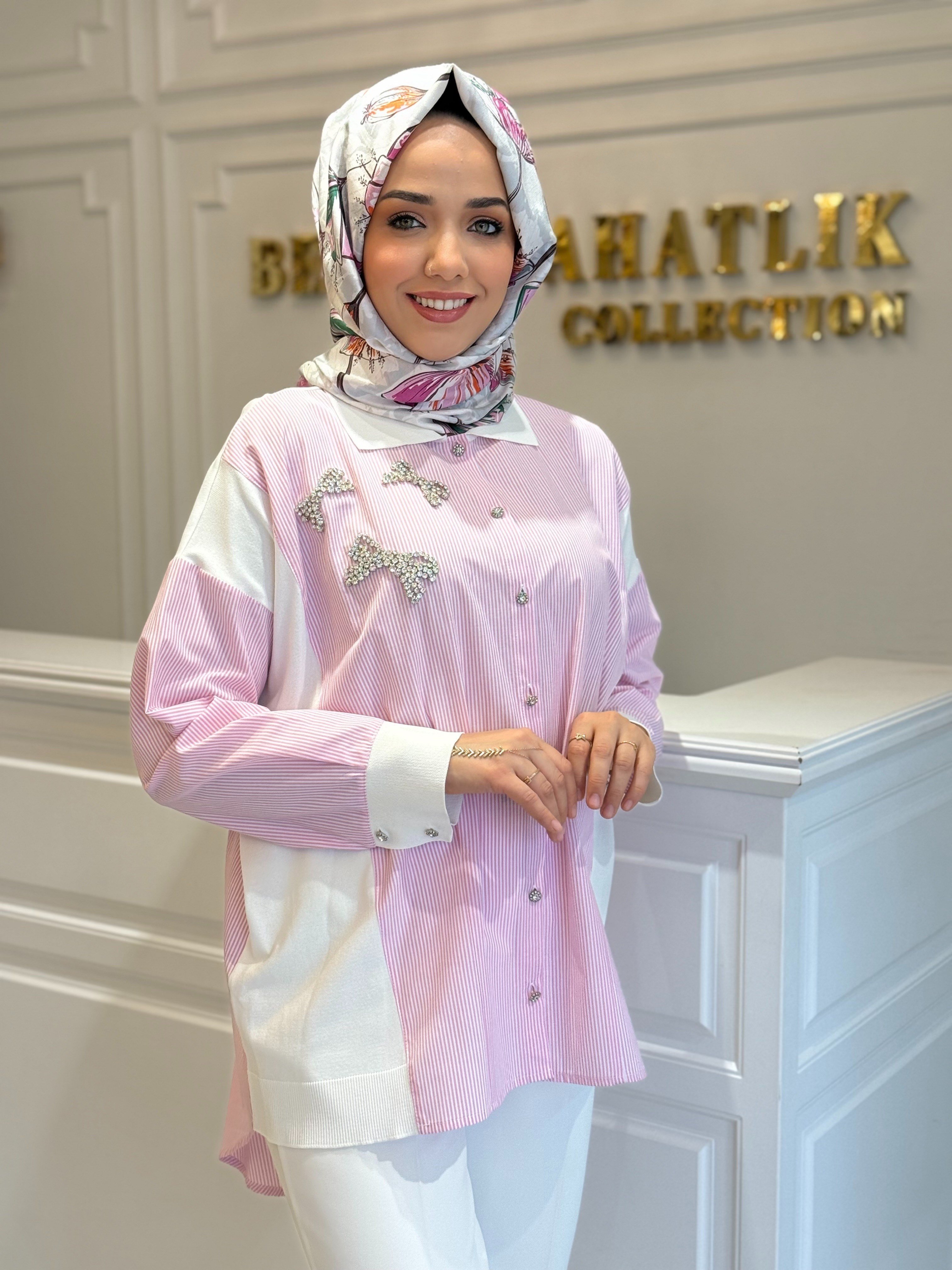 GHISA 4327 GÖMLEK PEMBE