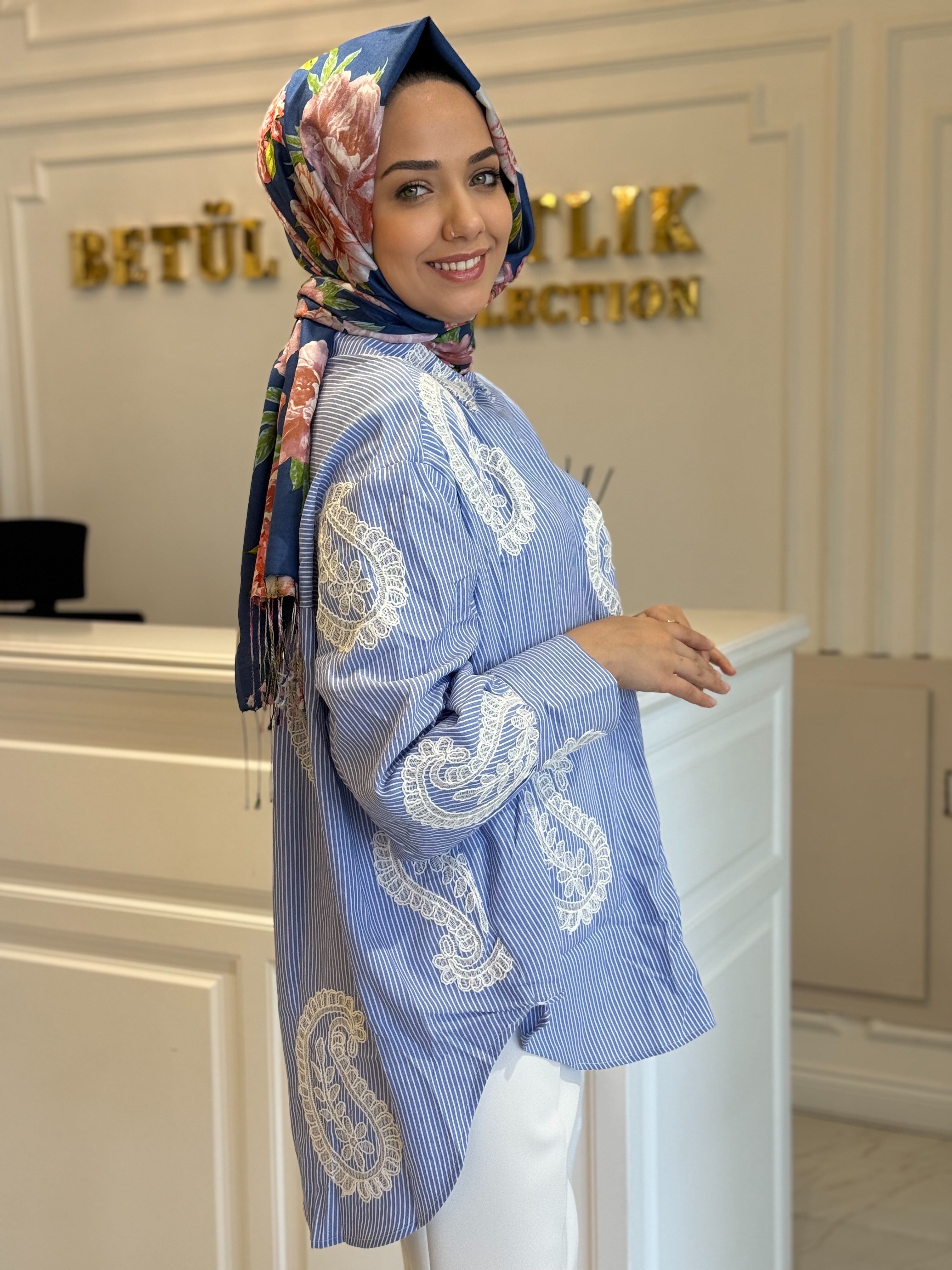 GHISA 4430 GÖMLEK MAVİ