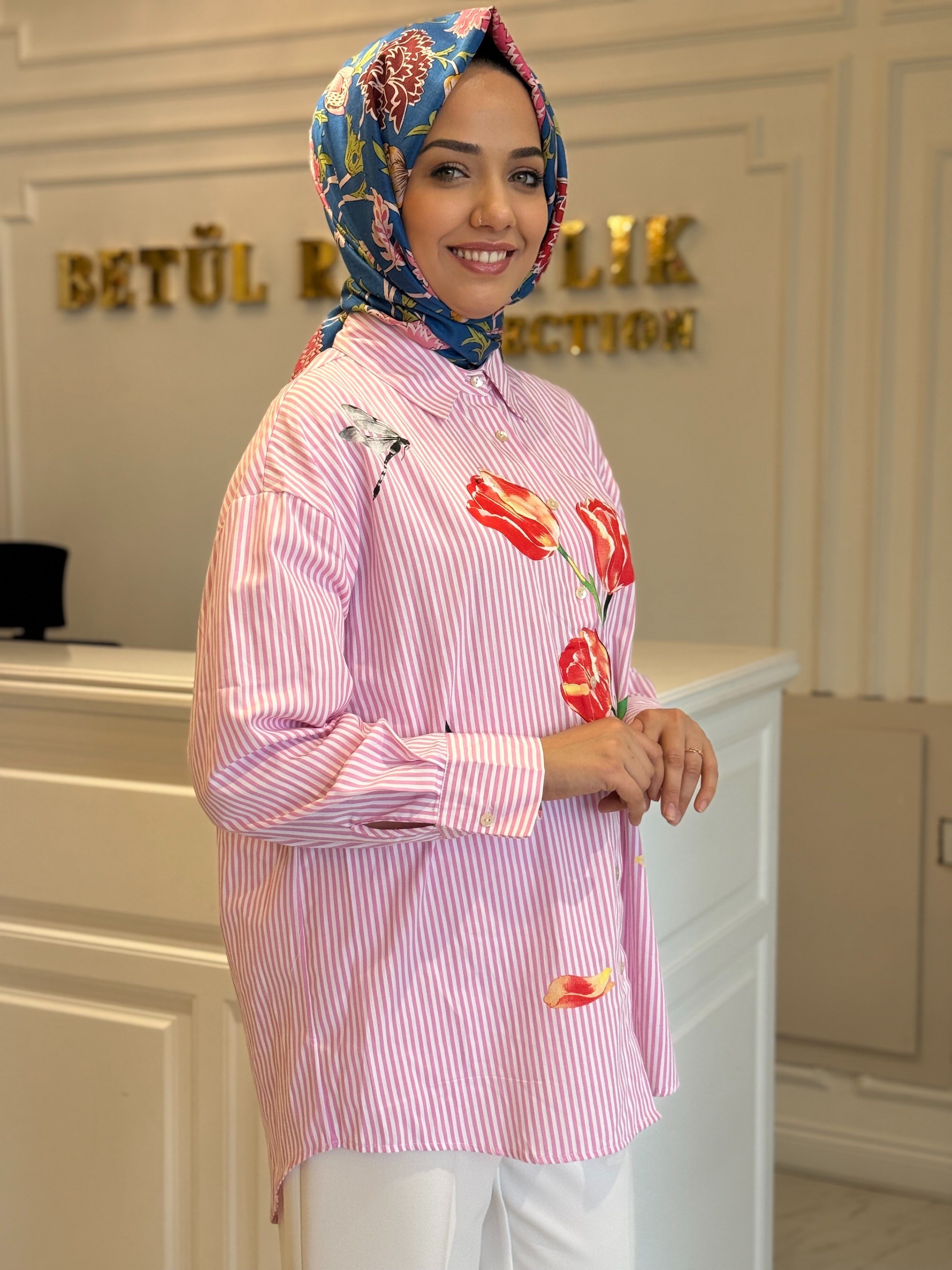 GHISA 4432 GÖMLEK PEMBE