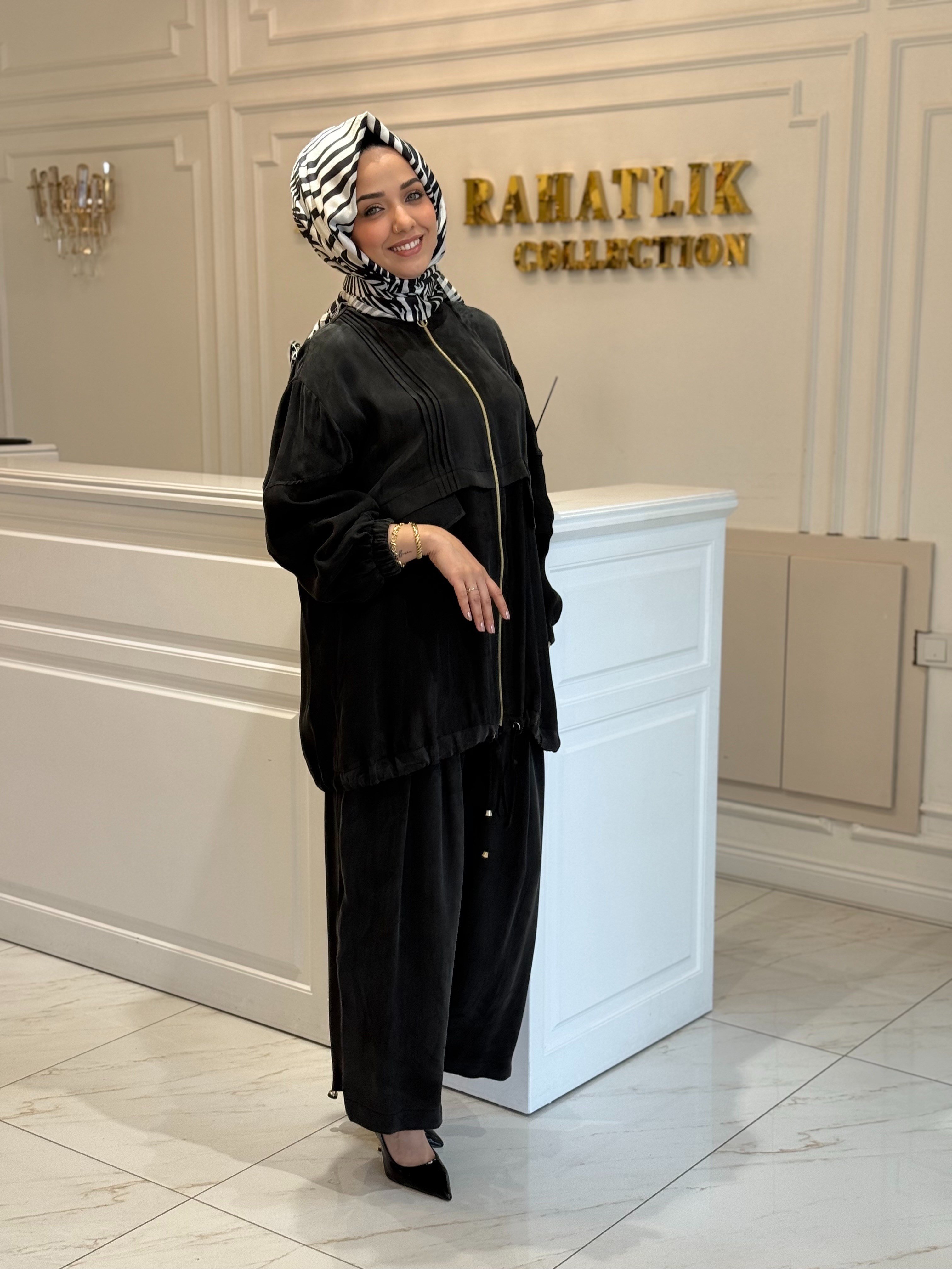 Ghısa Kupra Takım Siyah