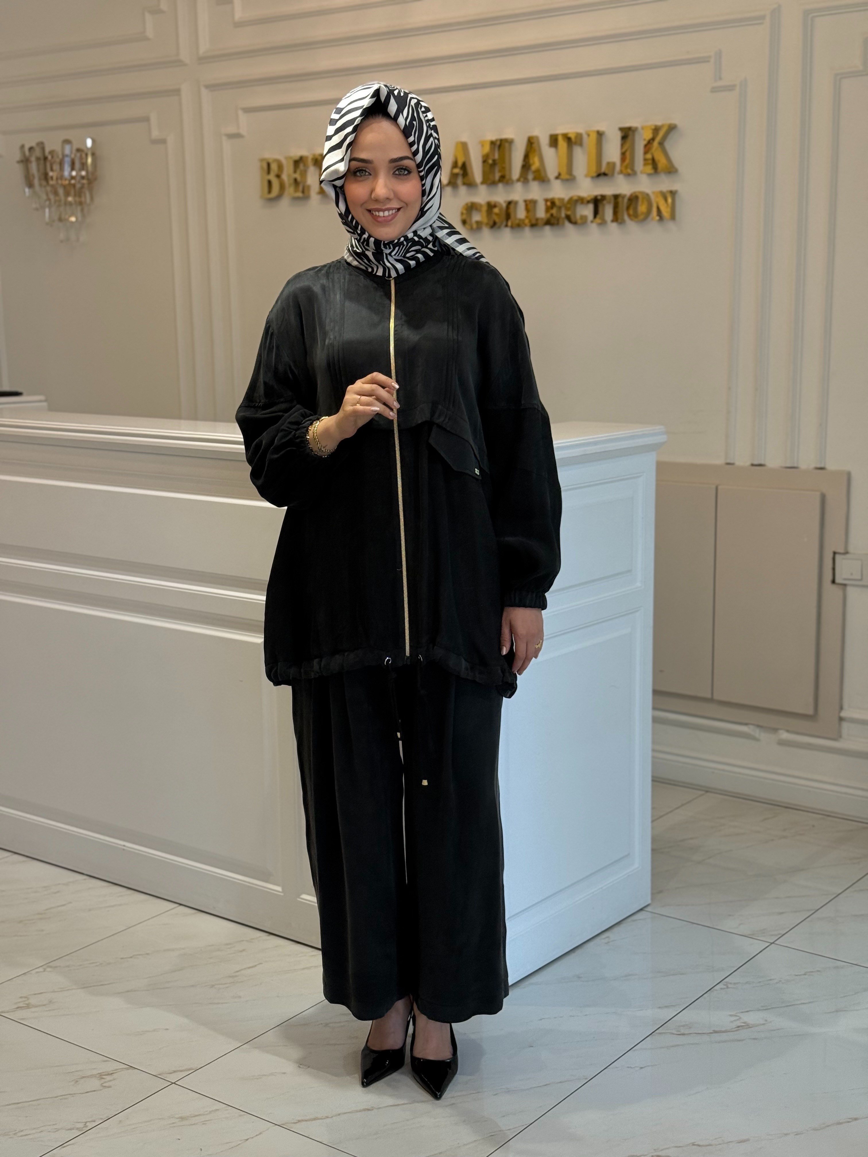 Ghısa Kupra Takım Siyah