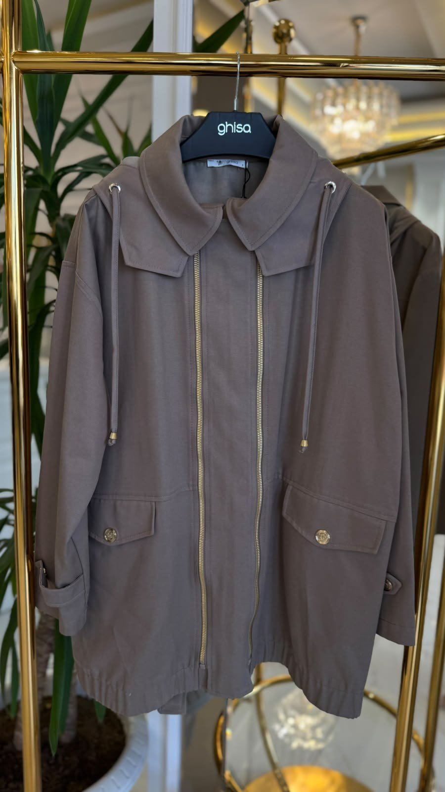 GHISA 2719 TRENCH CAMEL