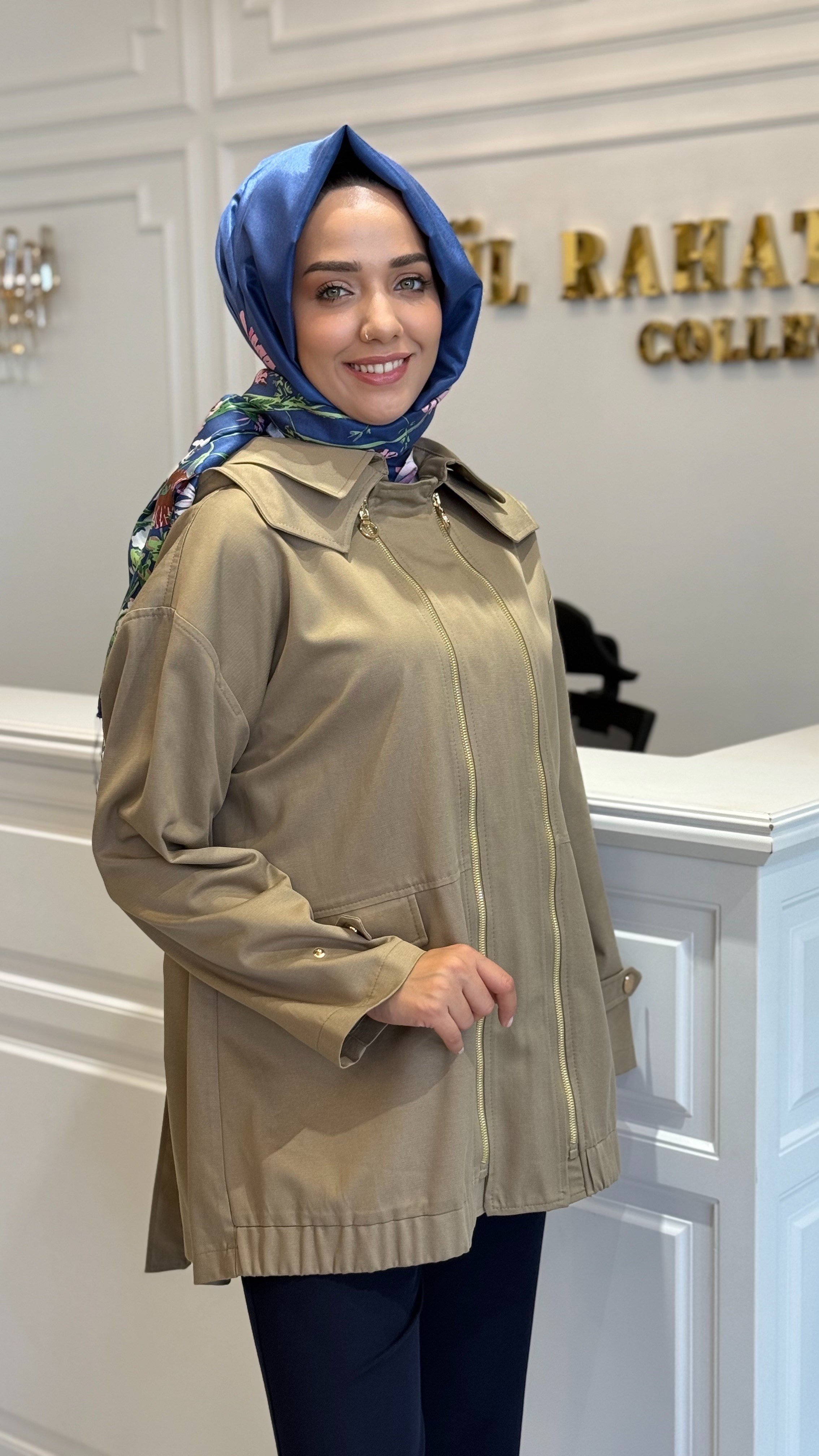 GHISA 2719 TRENCH CAMEL