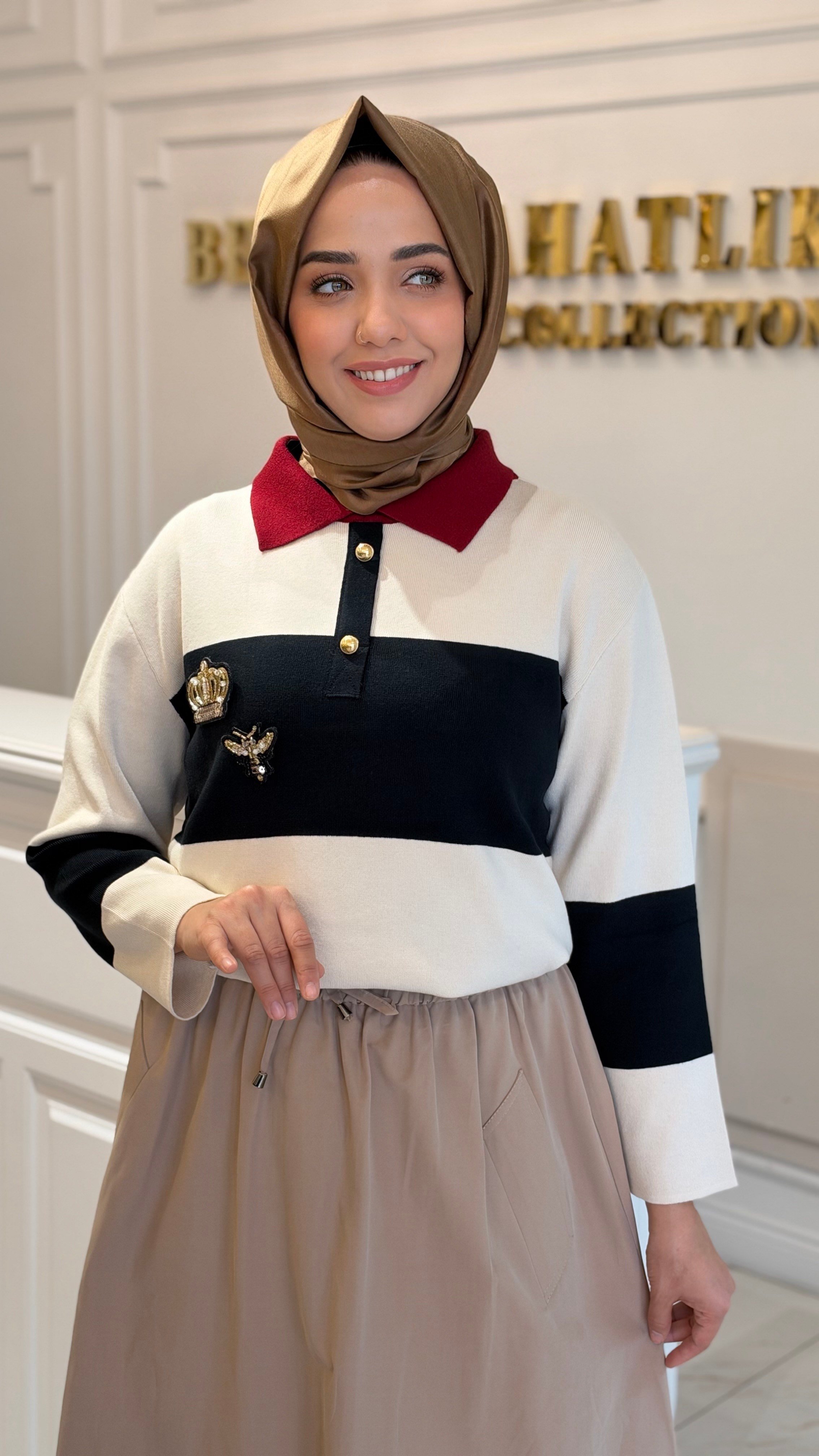 GHISA 4466 TUNİK SİYAH