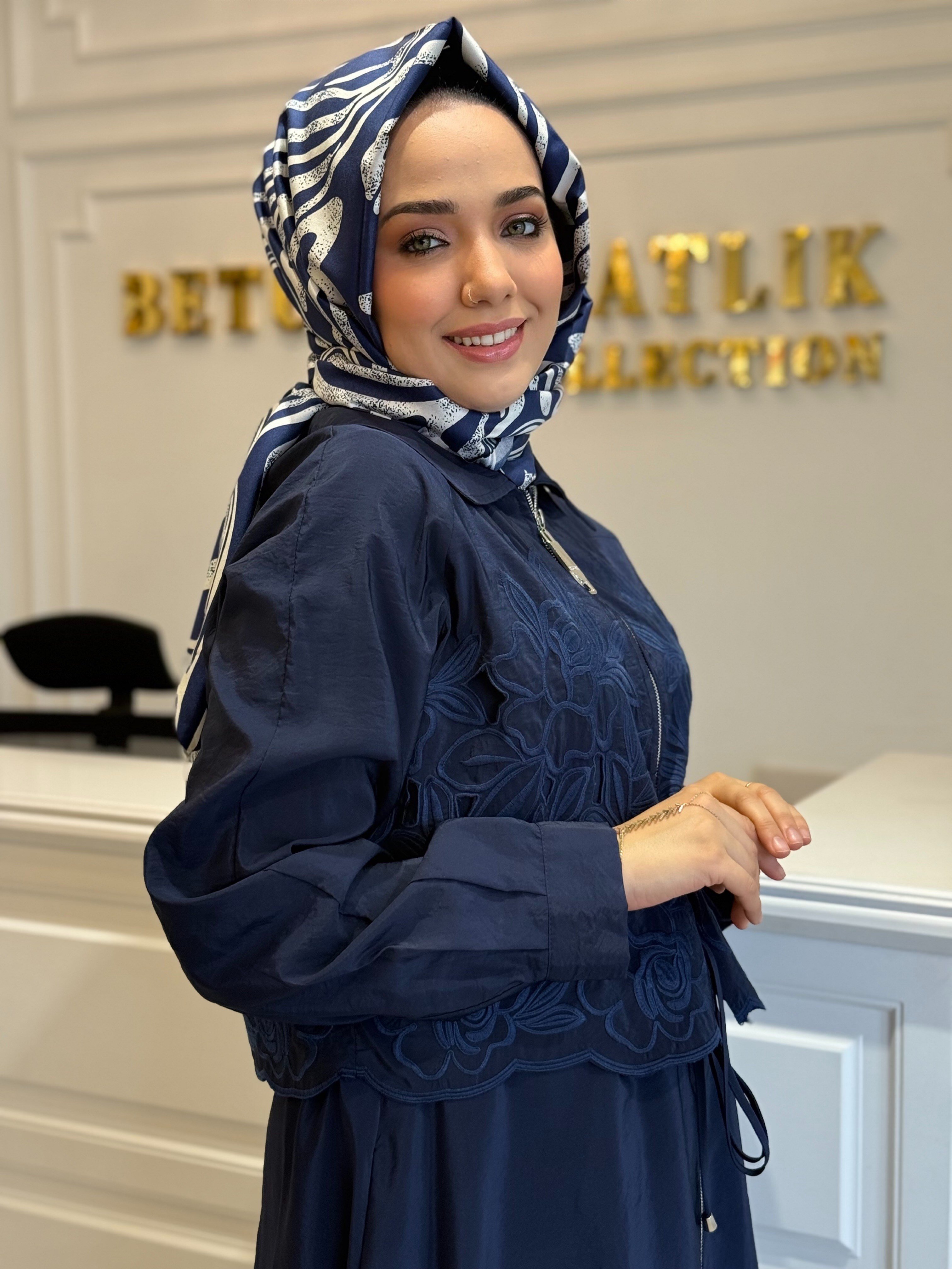 MISSEMRAMISS 5195 ELBİSE LACİVERT