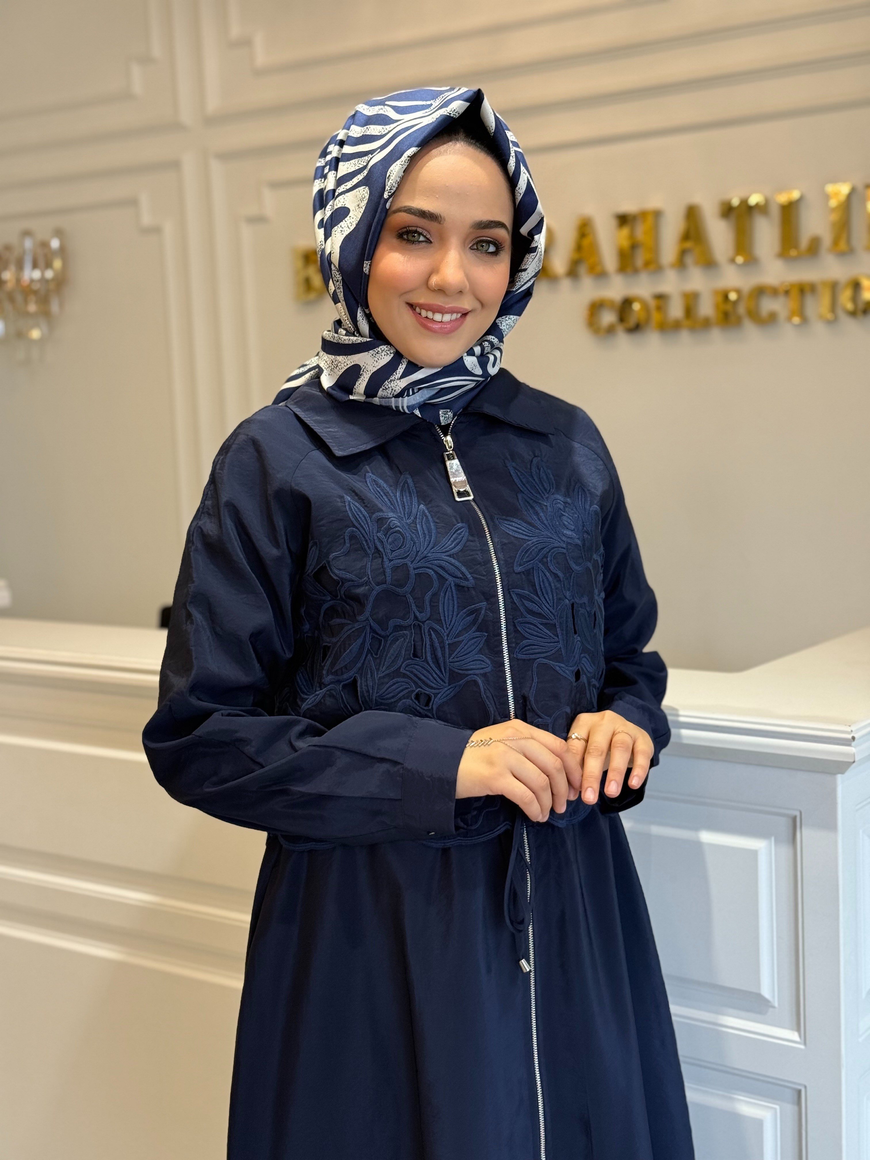 MISSEMRAMISS 5195 ELBİSE LACİVERT