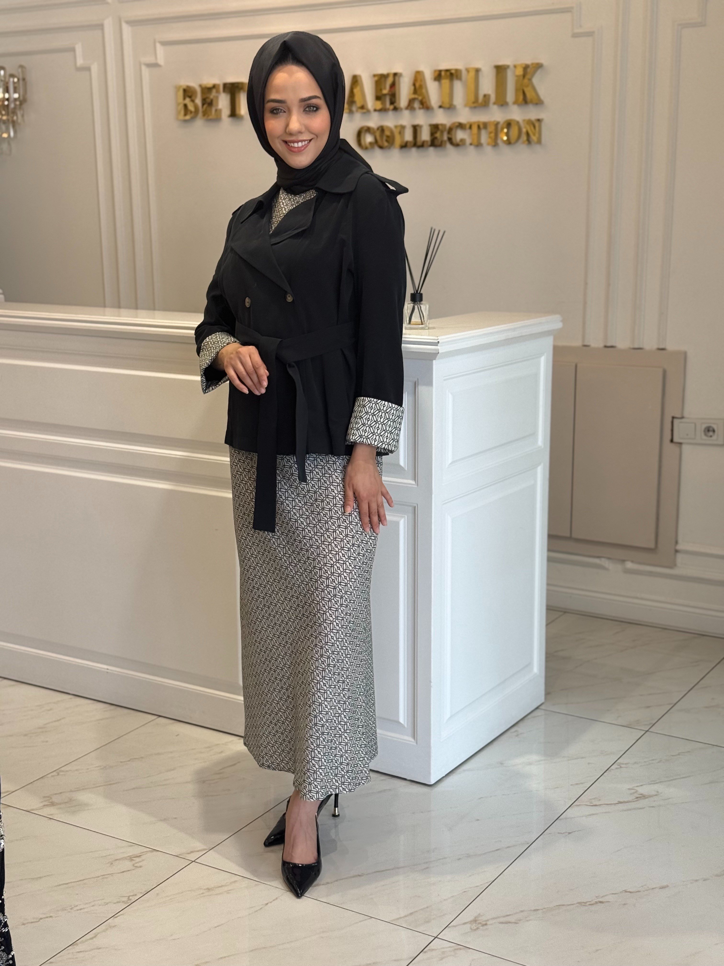 MISSEMRAMISS 5225 VELOUR WAVE ELİBSE SİYAH