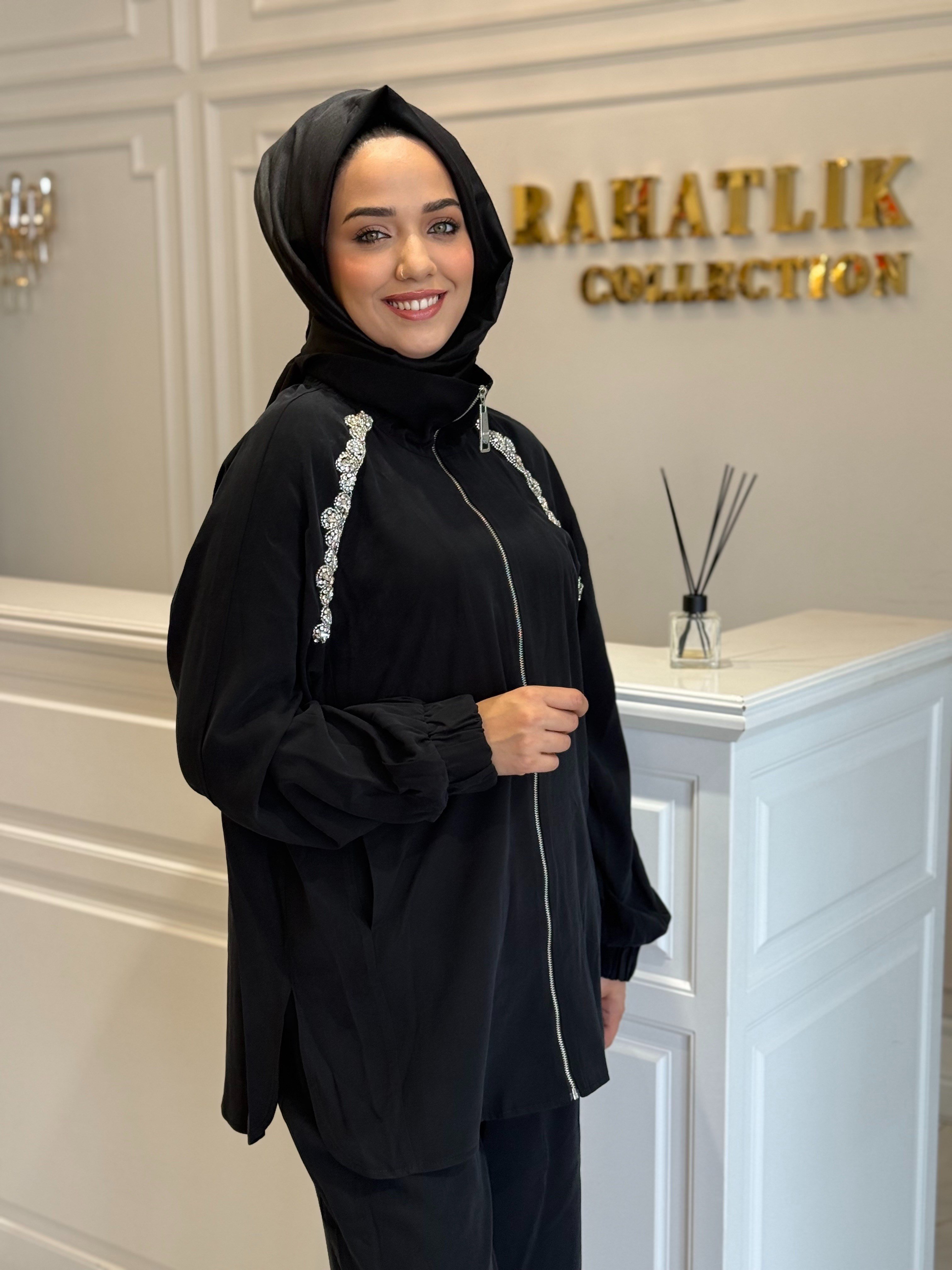 MISSEMRAMISS 5243 SIGNORA TAKIM SİYAH