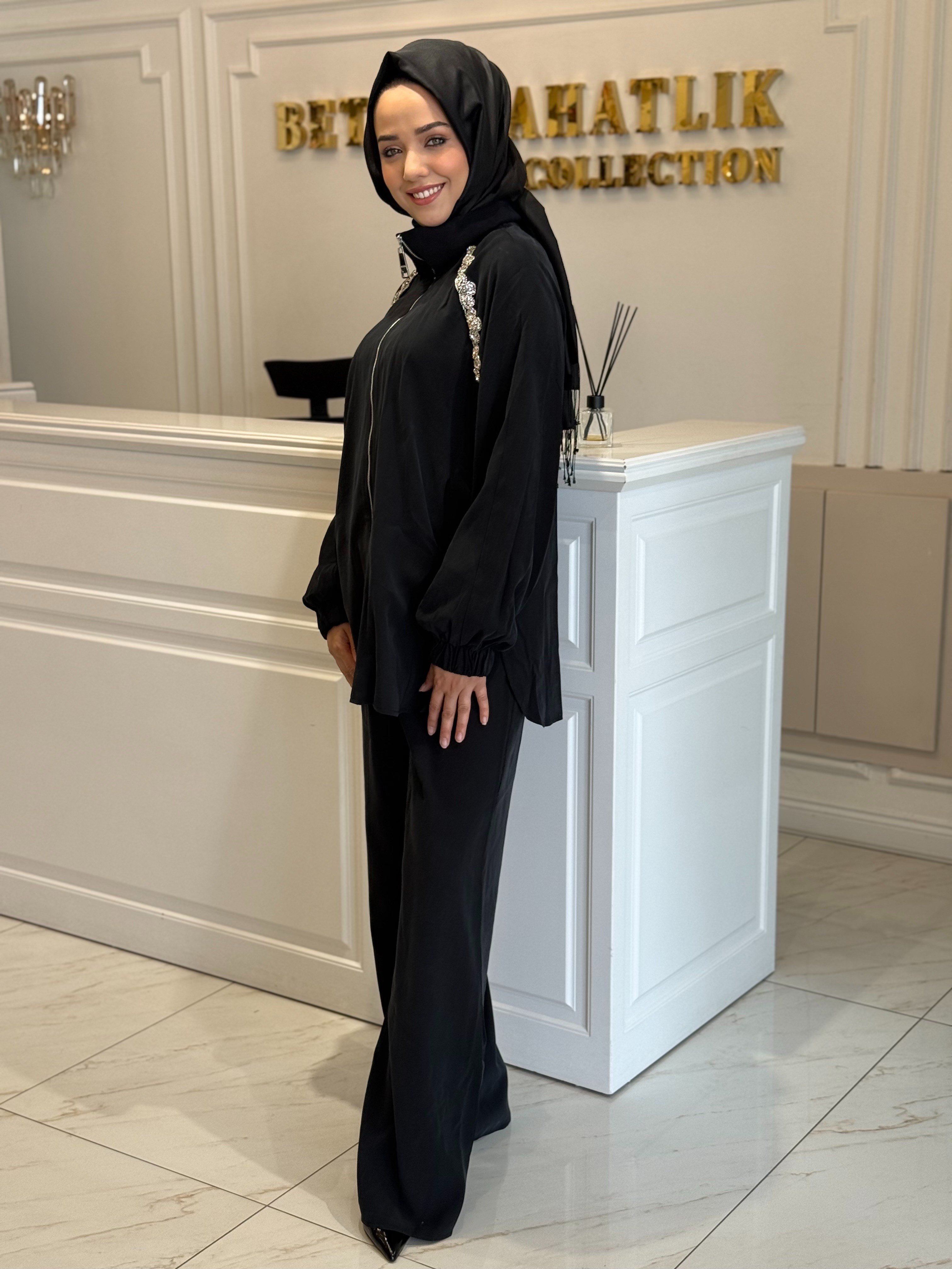 MISSEMRAMISS 5243 SIGNORA TAKIM SİYAH