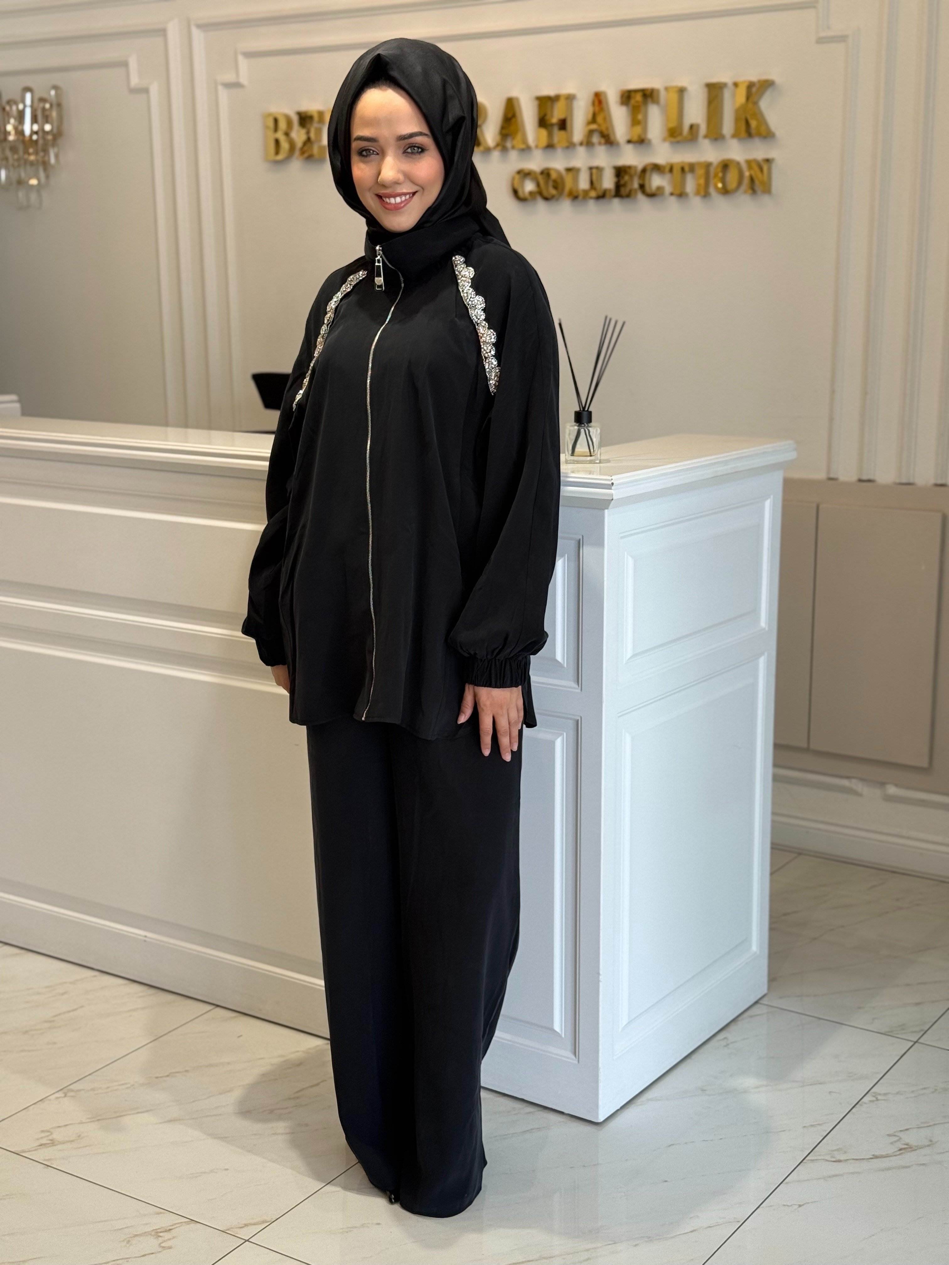 MISSEMRAMISS 5243 SIGNORA TAKIM SİYAH