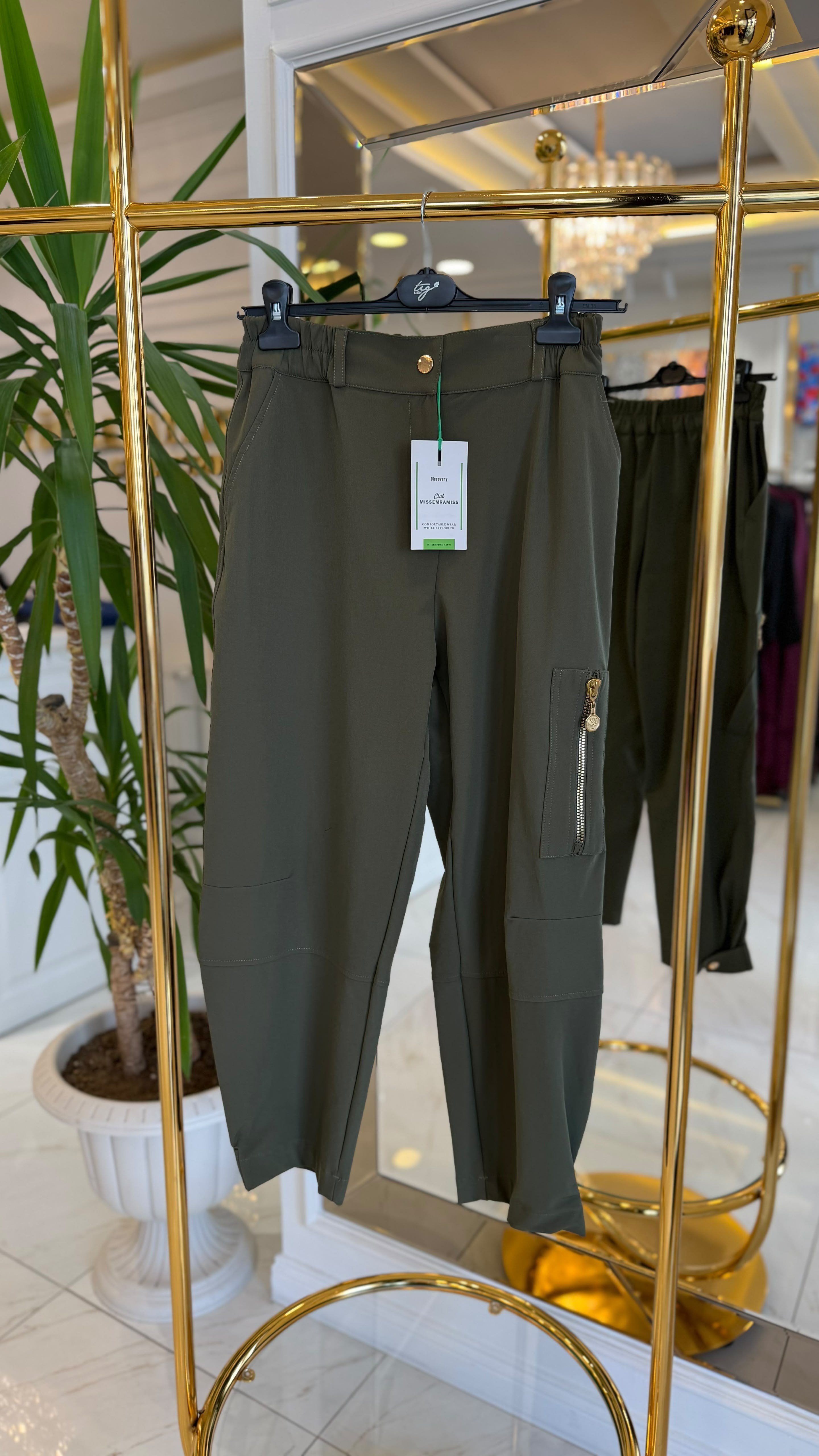 MISSEMRAMISS 4651 SAFARİ PANTOLON YEŞİL