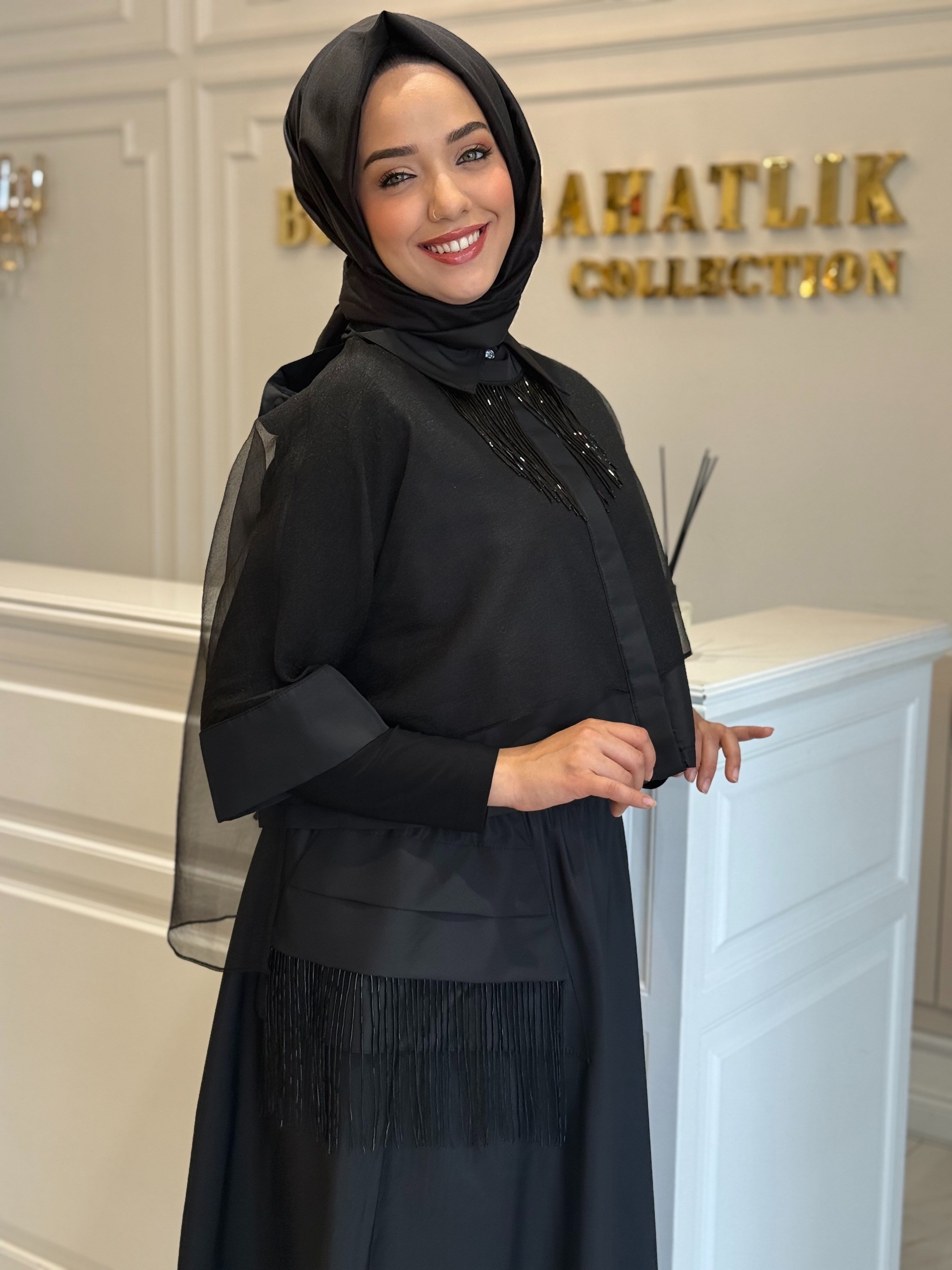 MY312 1610 KOLYELİ ETEKLİ TAKIM SİYAH