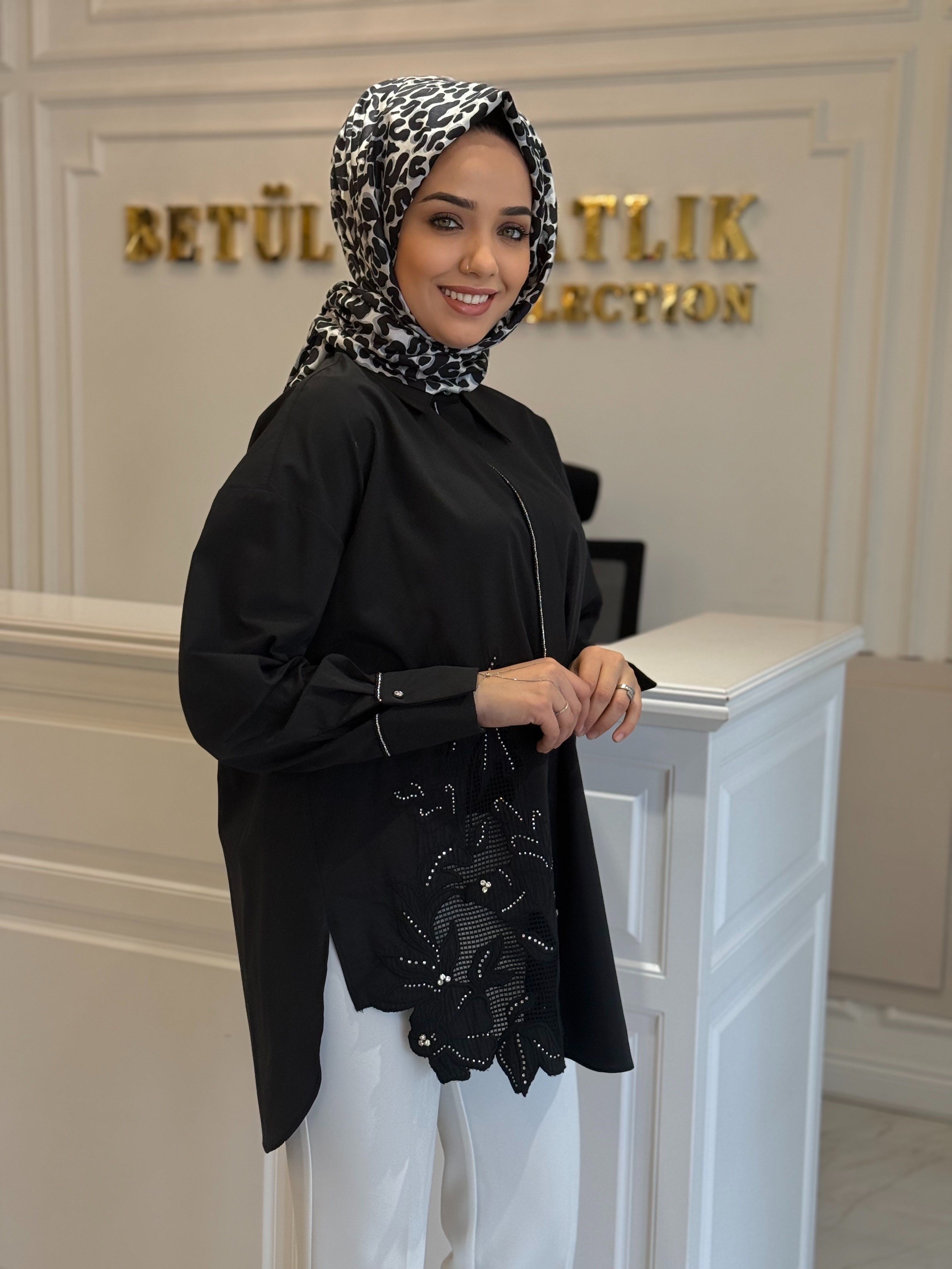 MY312 8807 GÖMLEK SİYAH