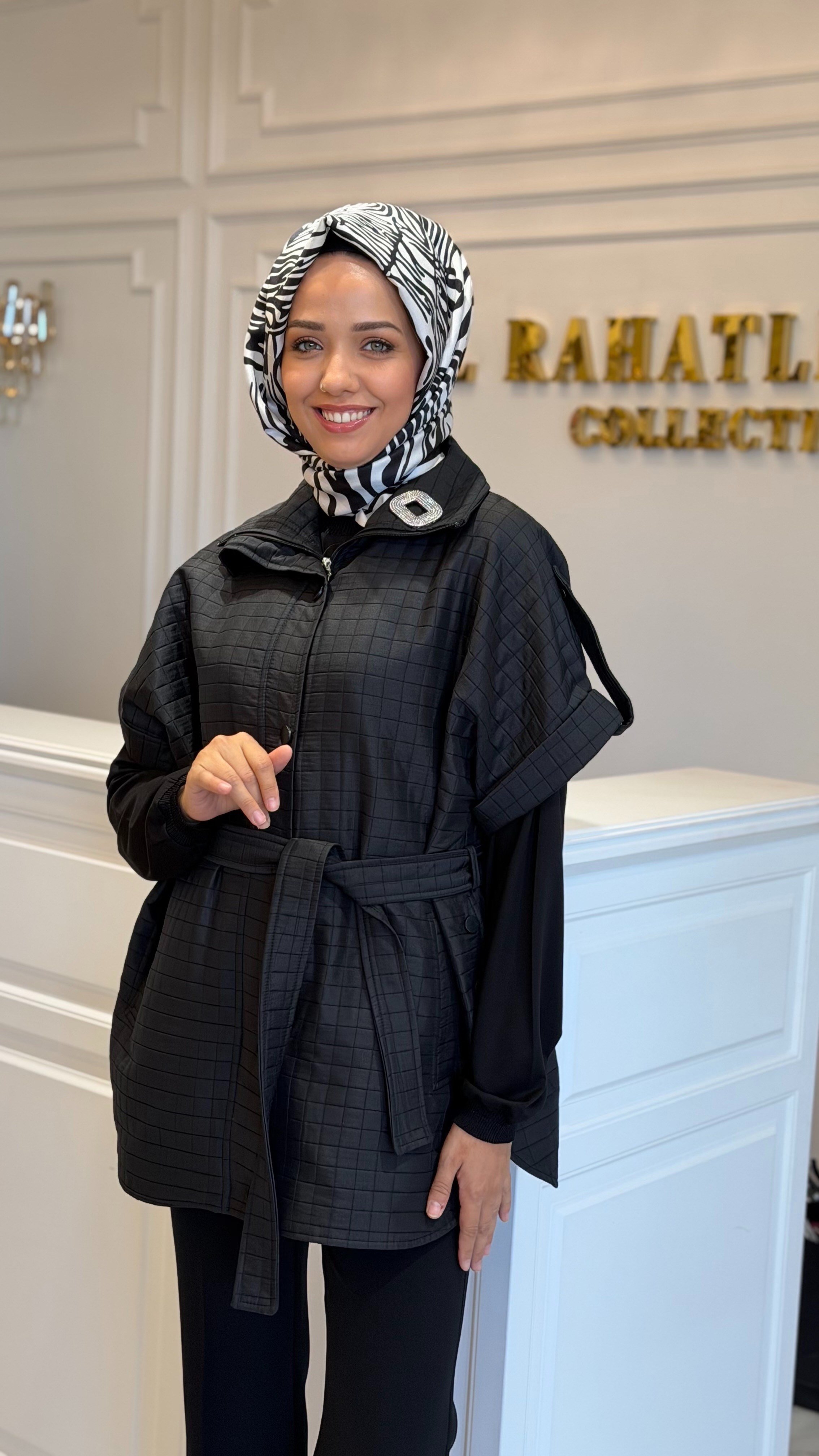 MY312 9510 KAPİTONE YELEK SİYAH