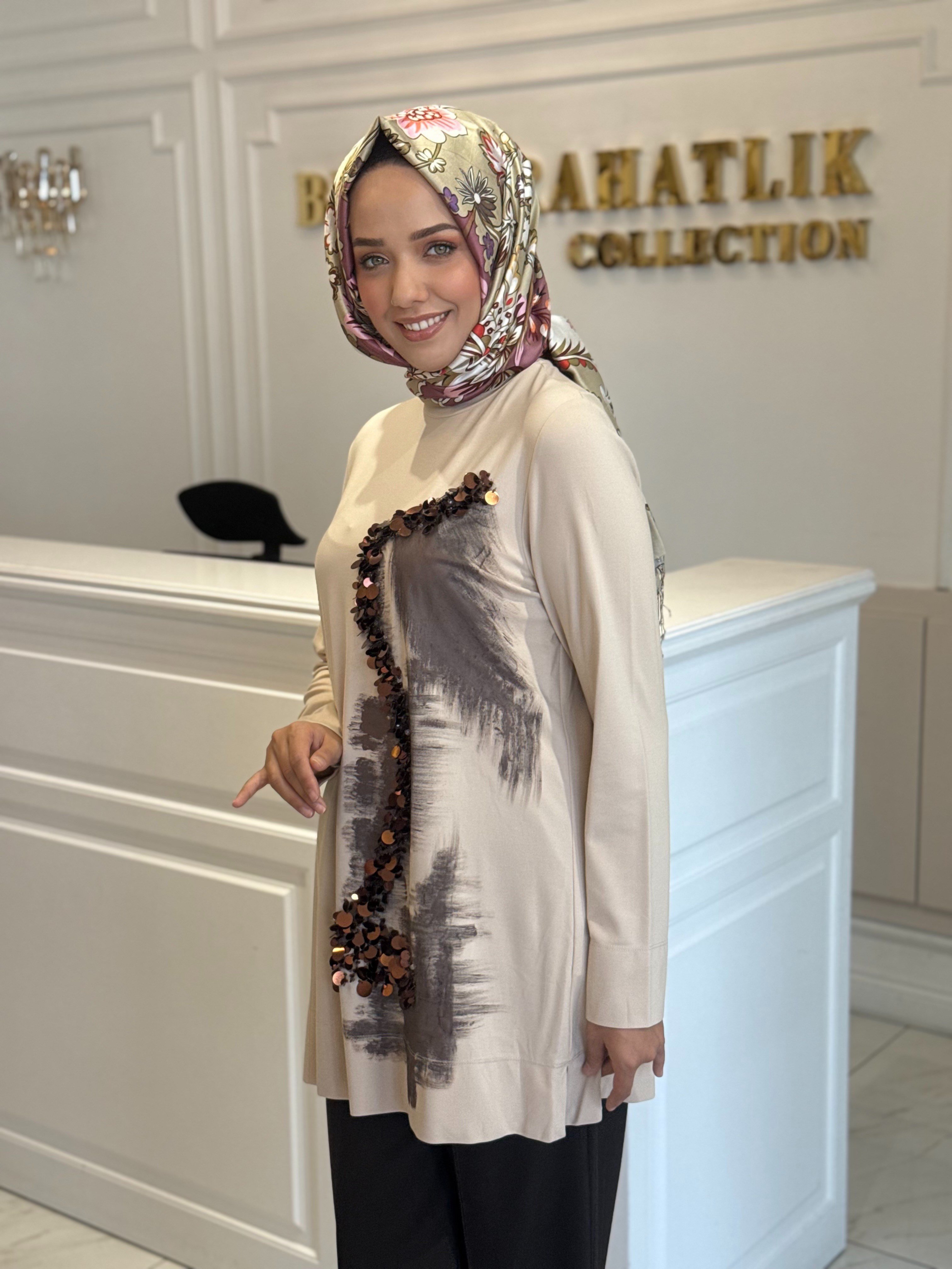 QUPRA 1406 TUNİK NUDE