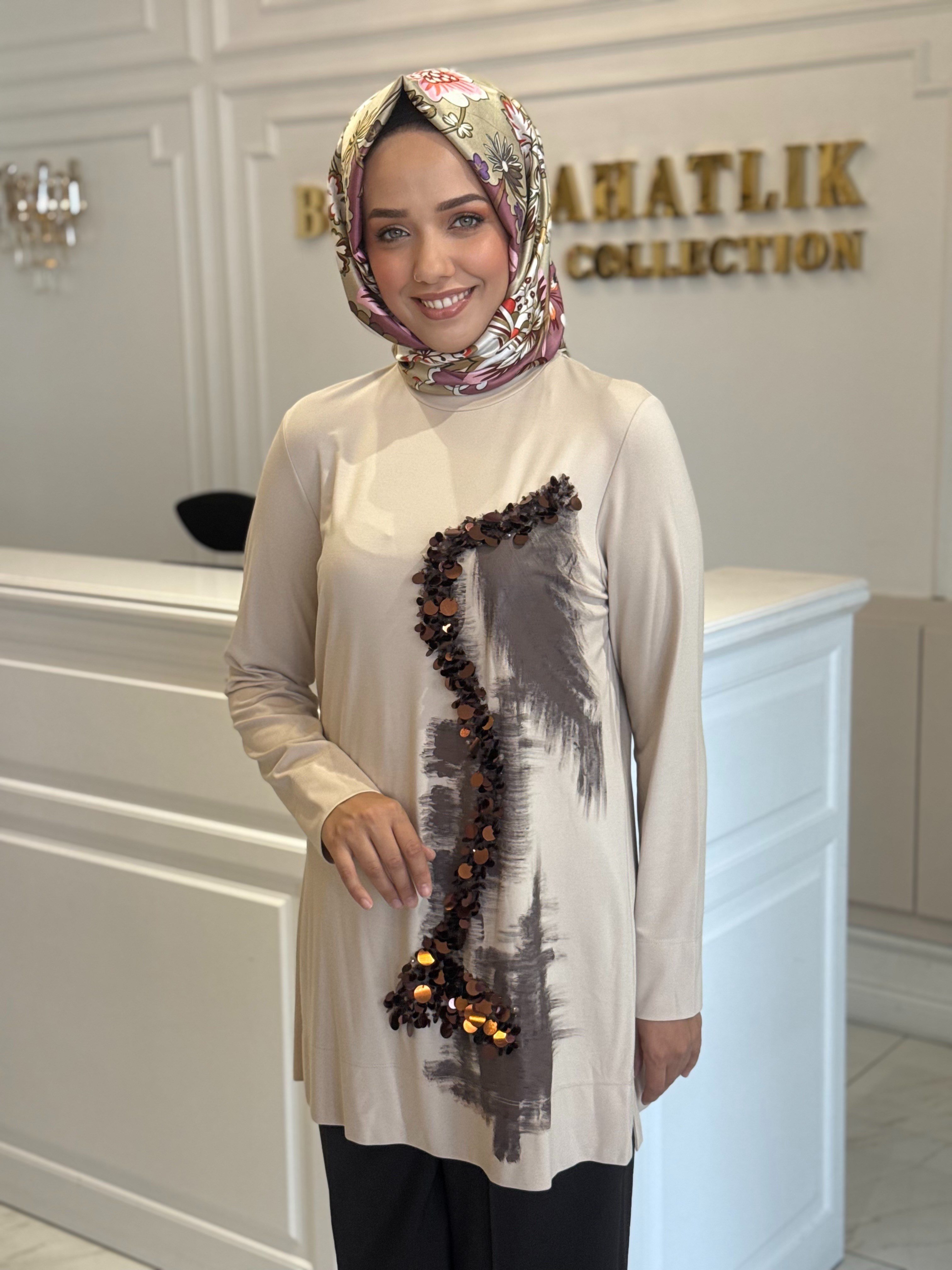 QUPRA 1406 TUNİK NUDE