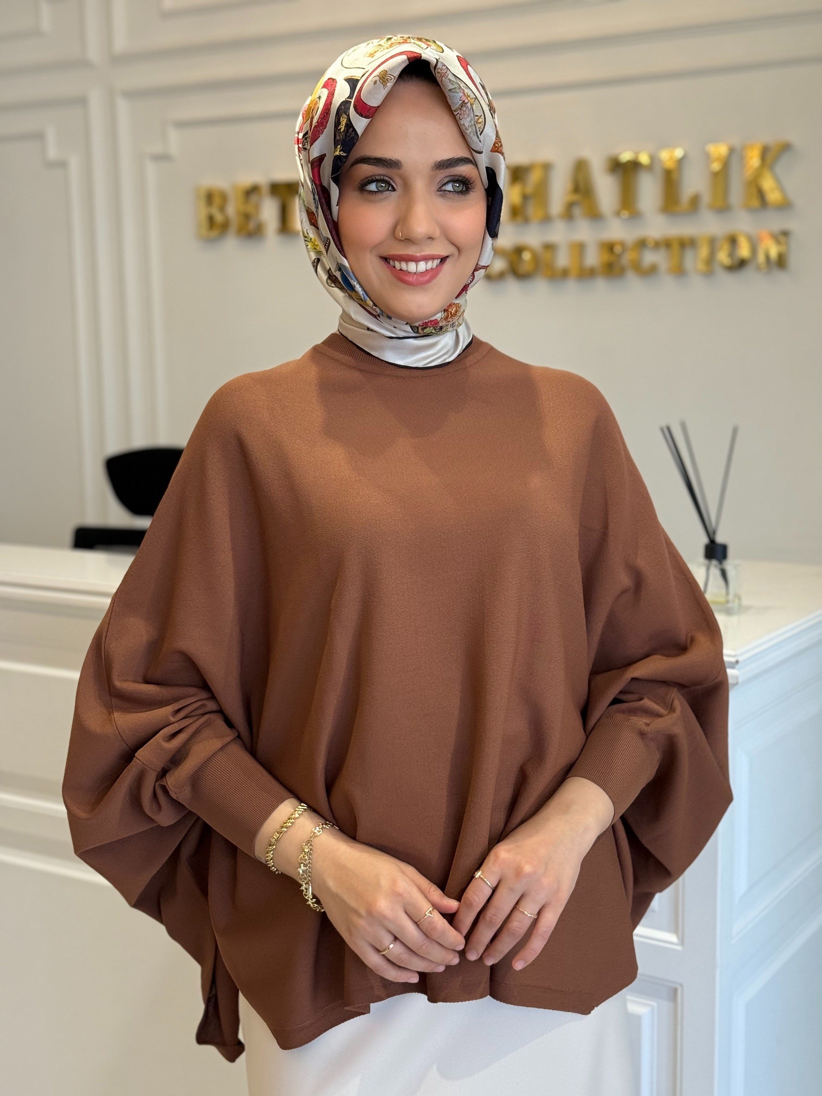 TIĞ TRİKO 1985 BLUZ KAHVE