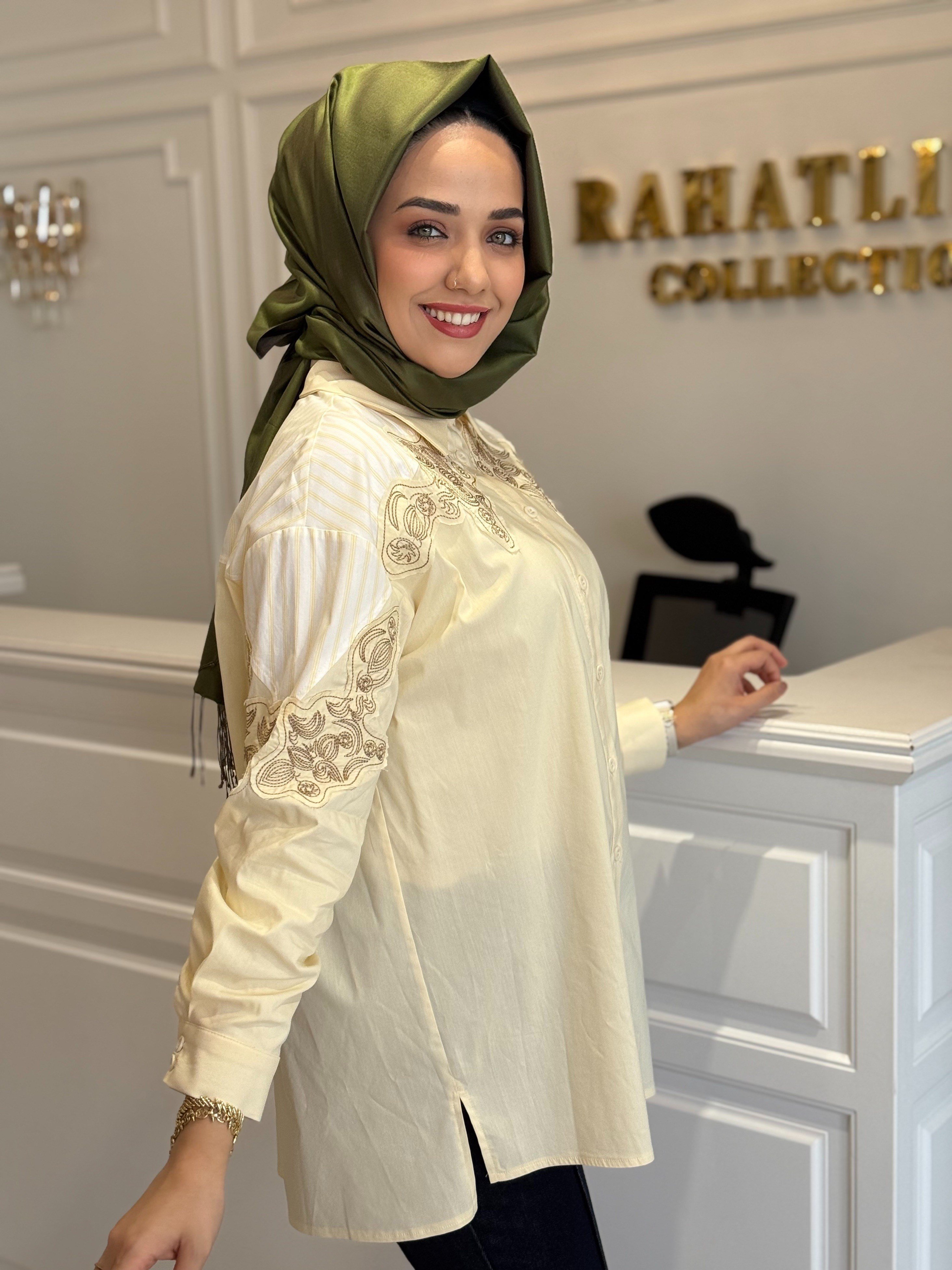 TIĞ TRİKO 4013 GÖMLEK SARI