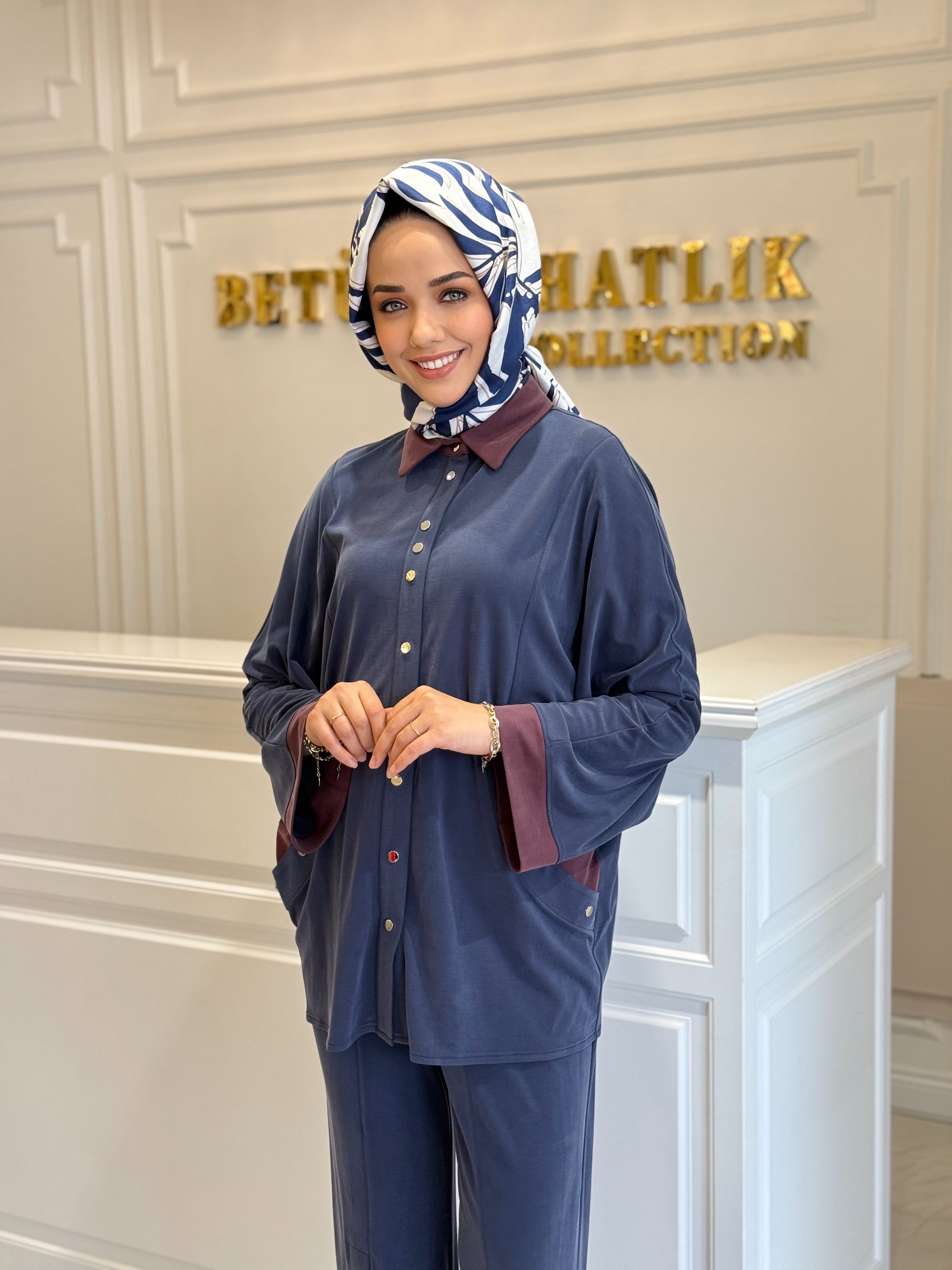 TIĞ TRİKO 5126 TAKIM LACİVERT