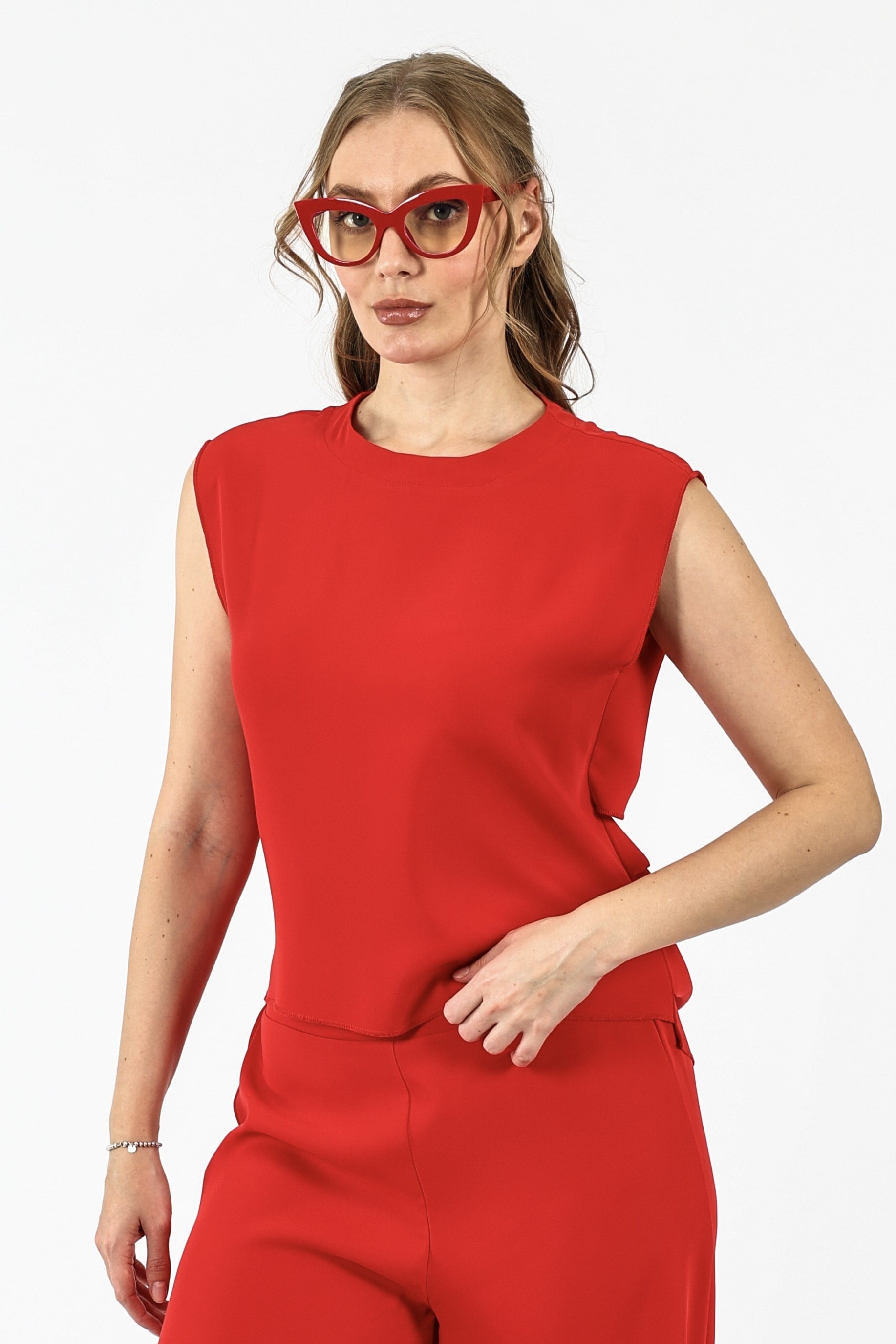 Lamarca Drape Dekolteli Bluz