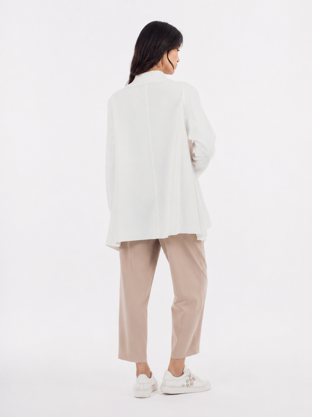 Pis Dikiş Detaylı Oversize Kesim Kadın Sweatshirt