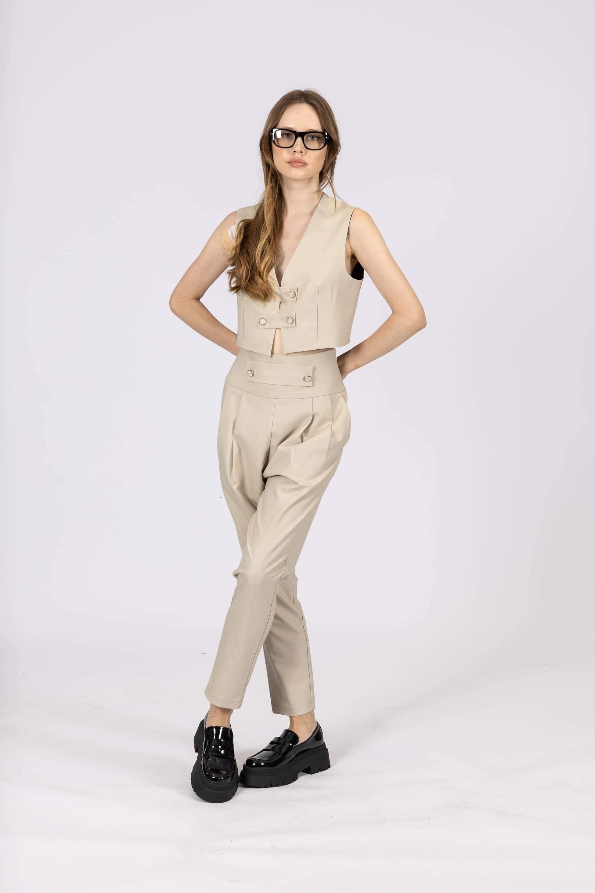 Suit Crop Yelek
