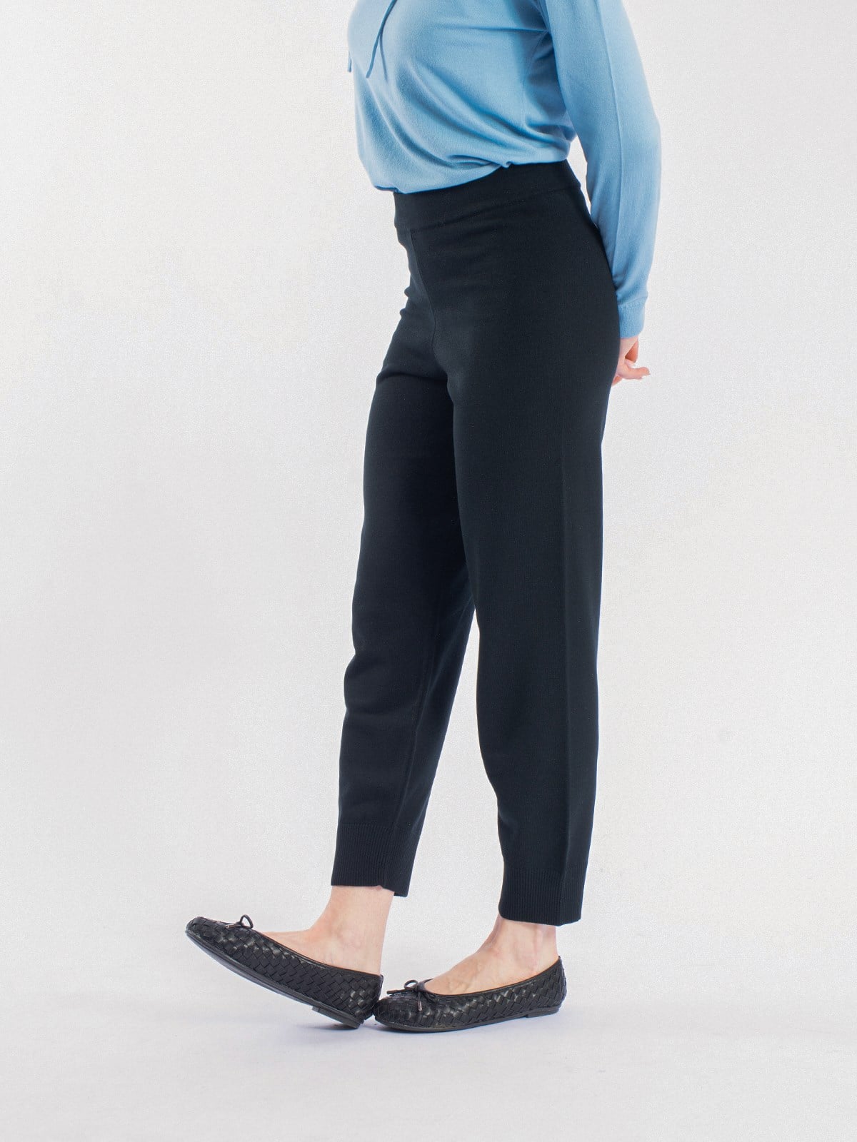 Yumuşak Dokulu Kapüşonlu Triko&Luna Jogger Yazlık Triko Pantolon İkili Takım